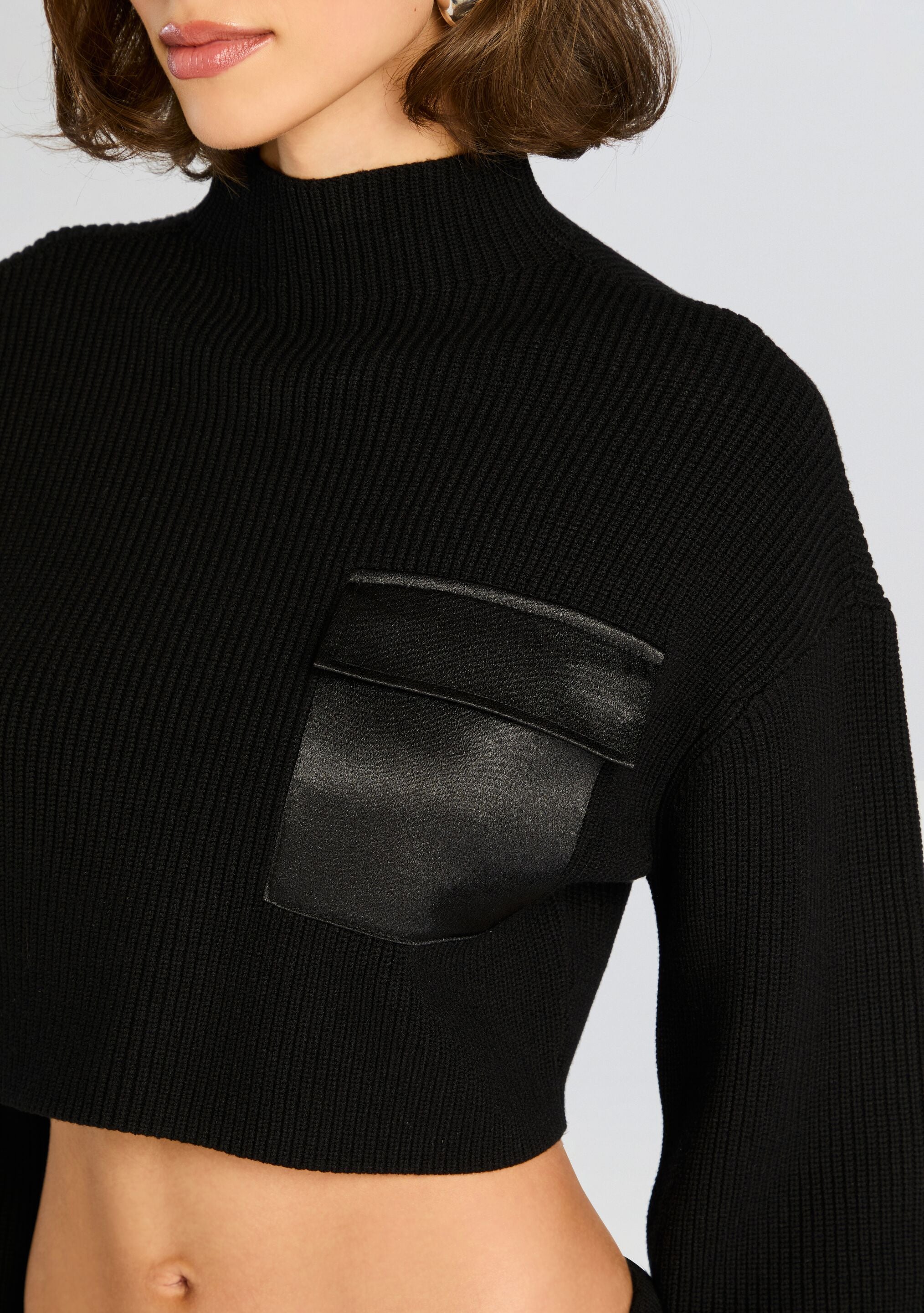 Donna Mid Cropped Sweater-Stylulu