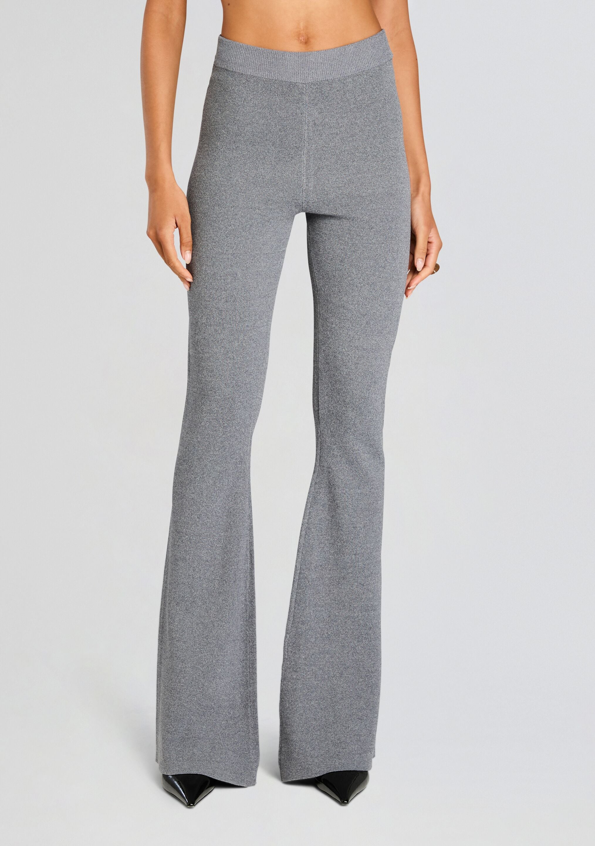 Mickie Knit Flare Pant-Stylulu