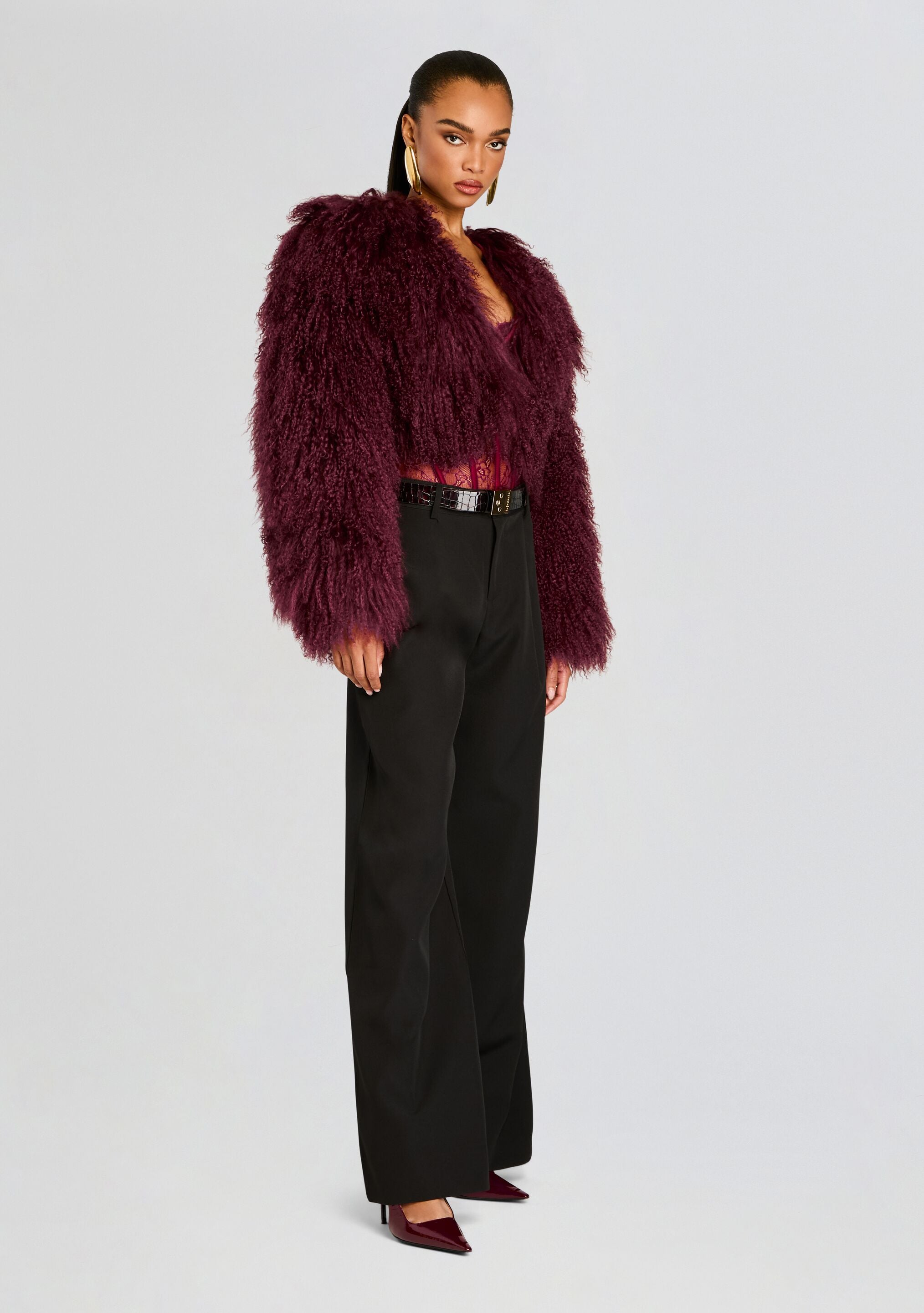 Luxe Fur Jacket-Stylulu