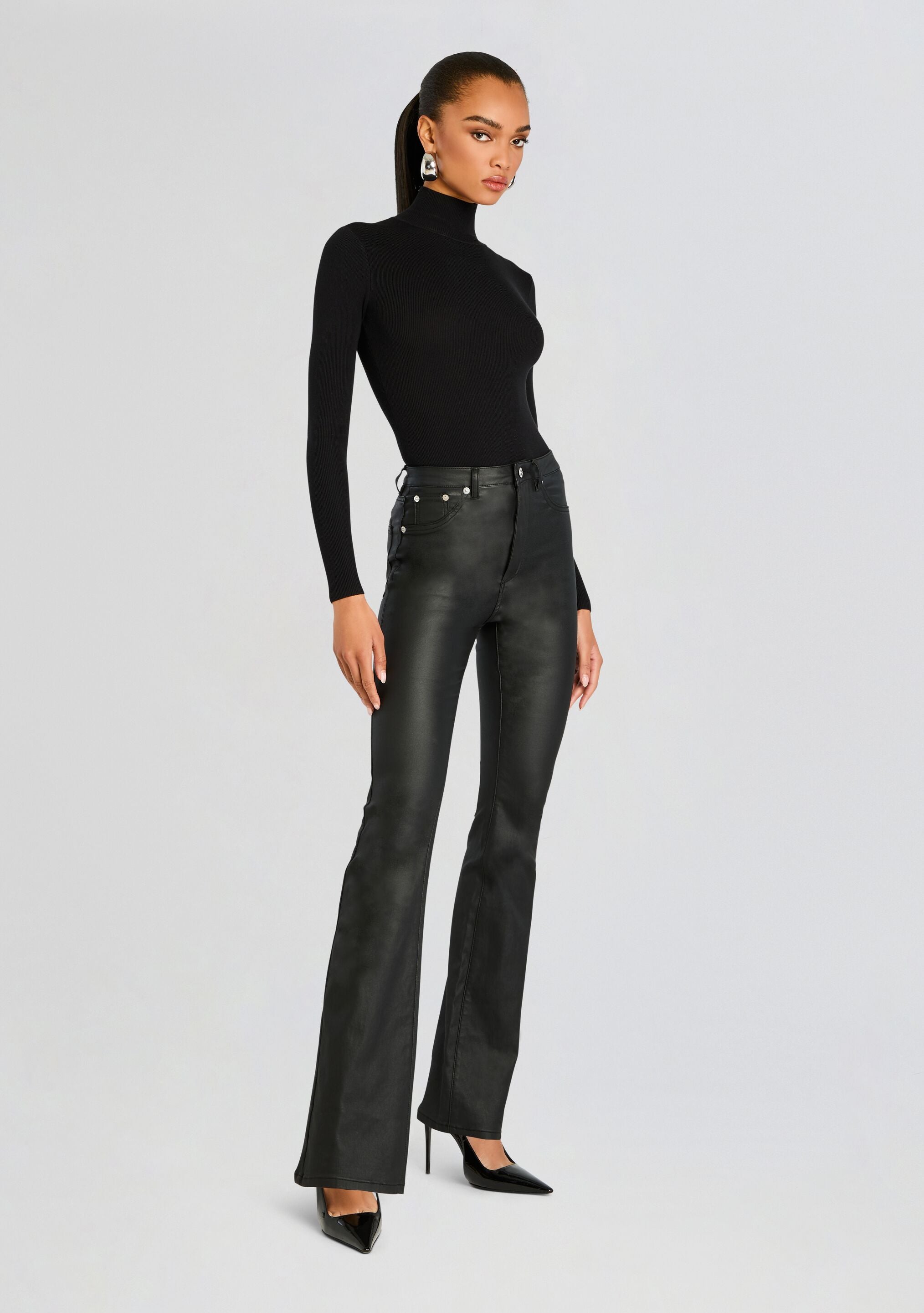 Presely High Rise Flare Jean-Stylulu