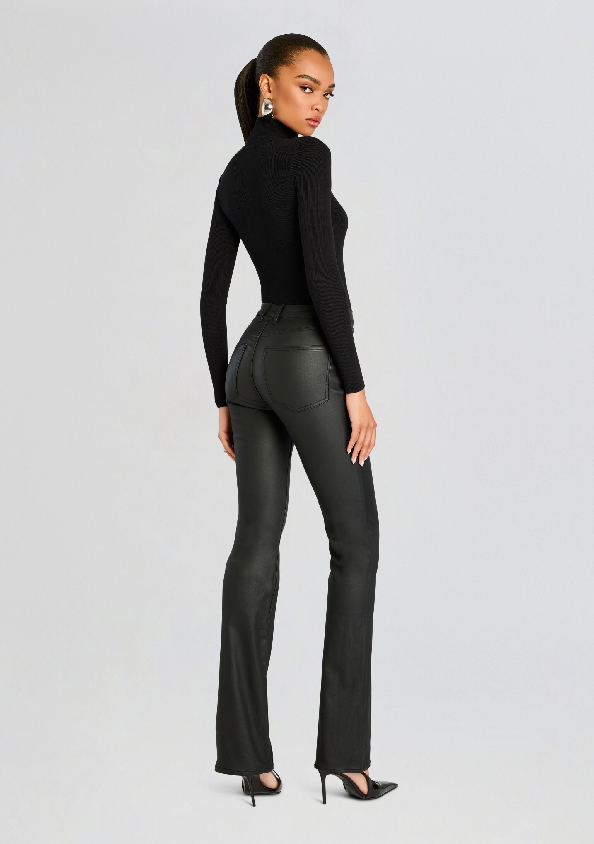 Presely High Rise Flare Jean-Stylulu