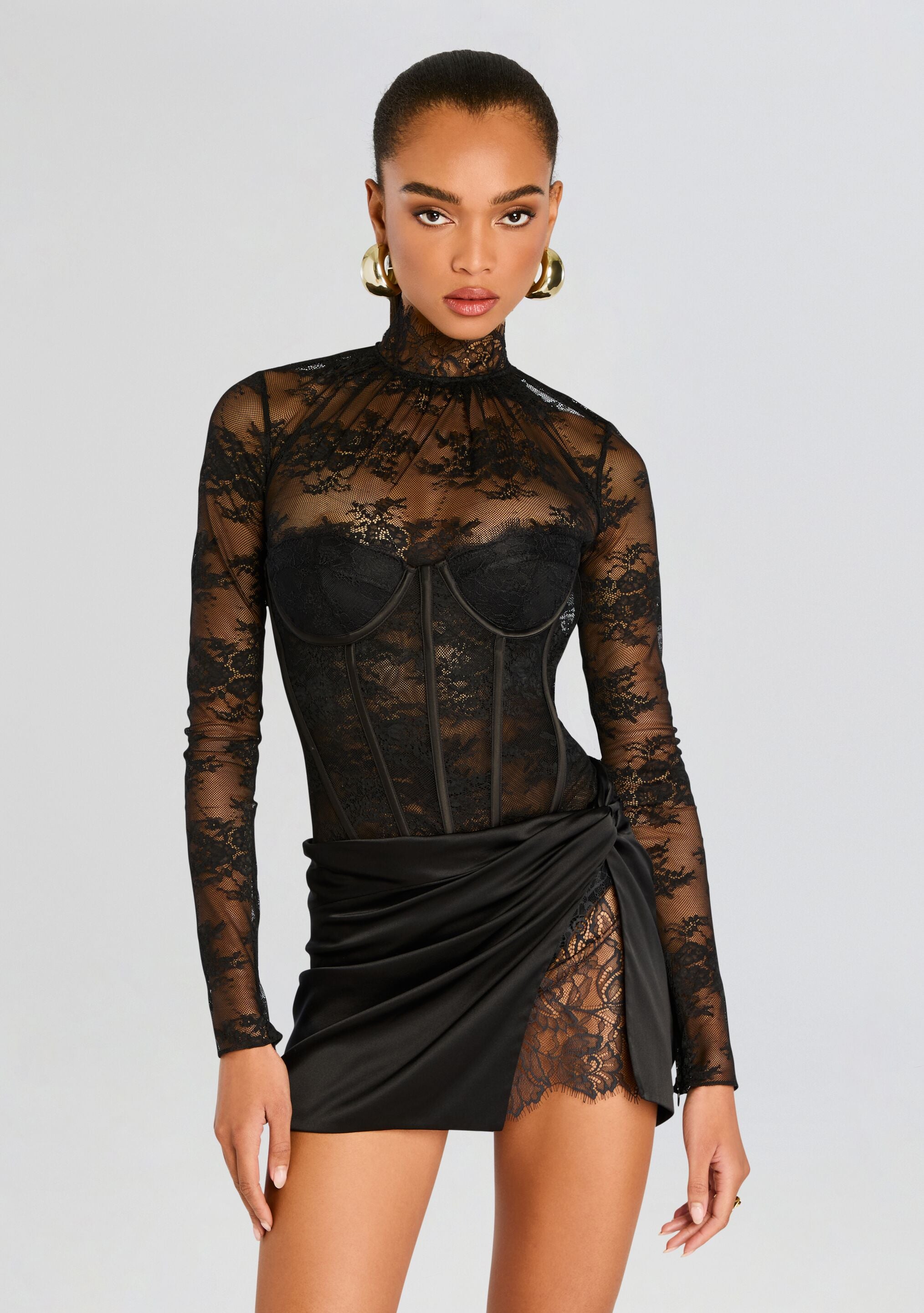 Valentina Lace Bodysuit-Stylulu