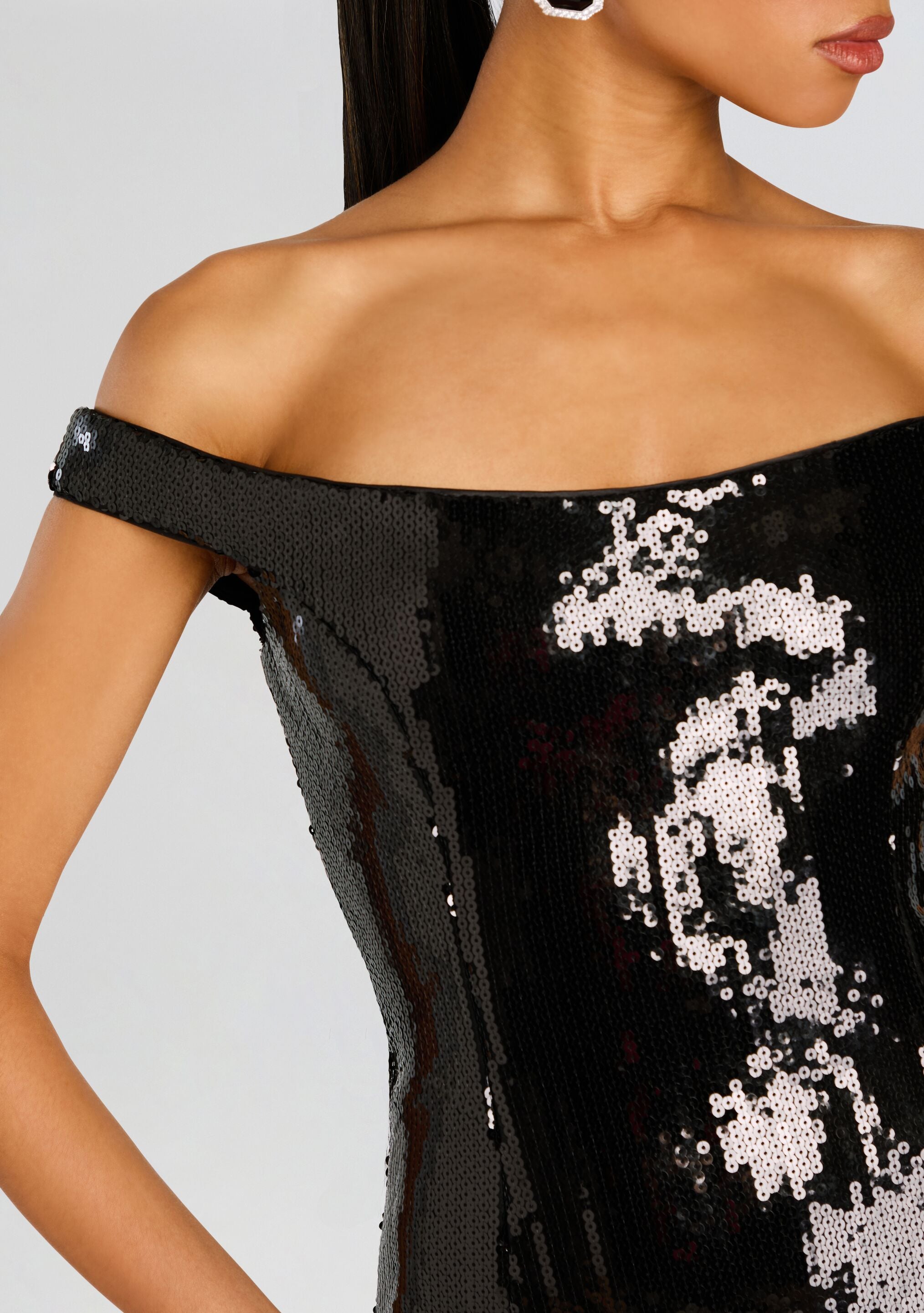 Dannie Sequin Dress-Stylulu