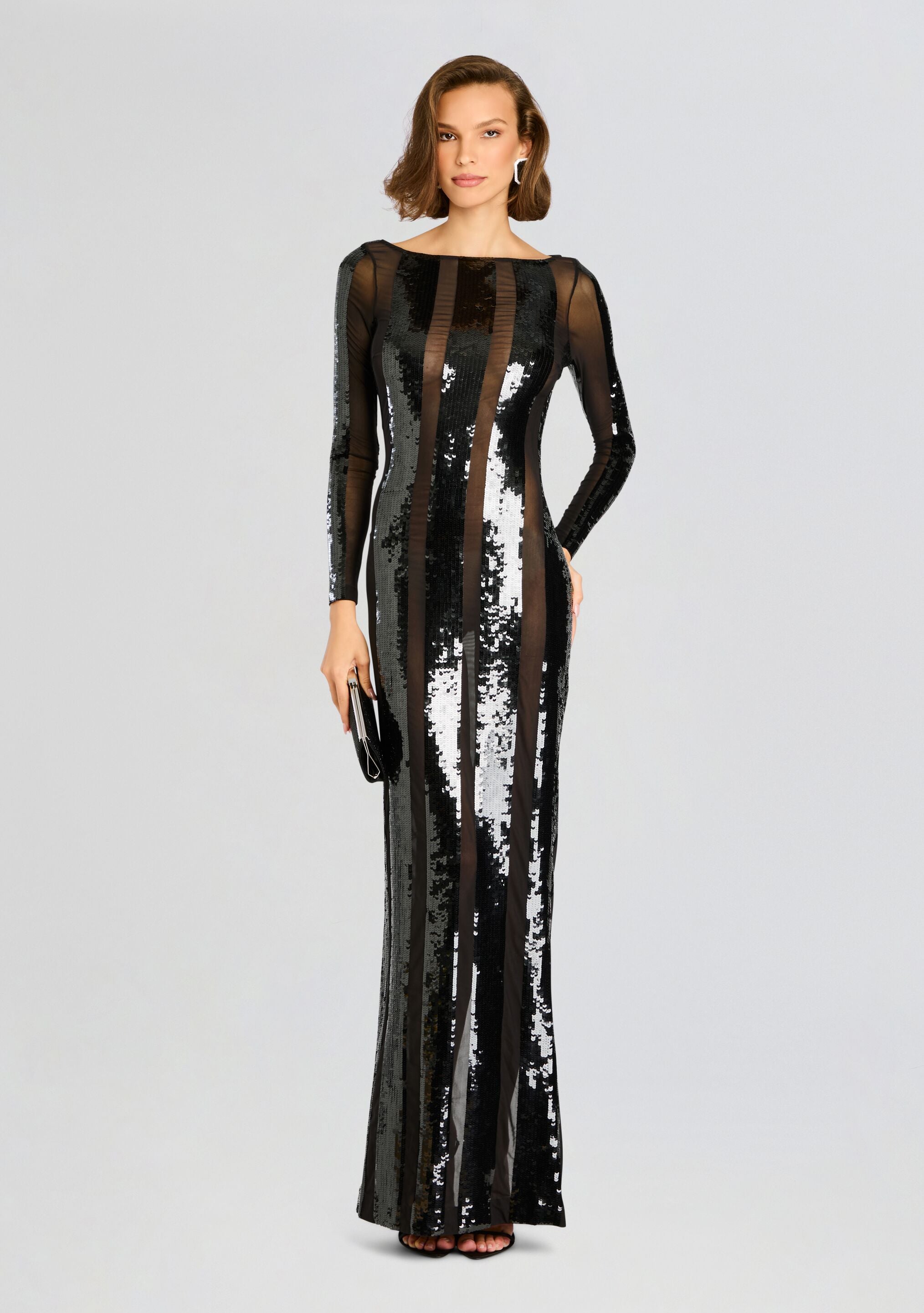 Elsi Sequin Dress-Stylulu