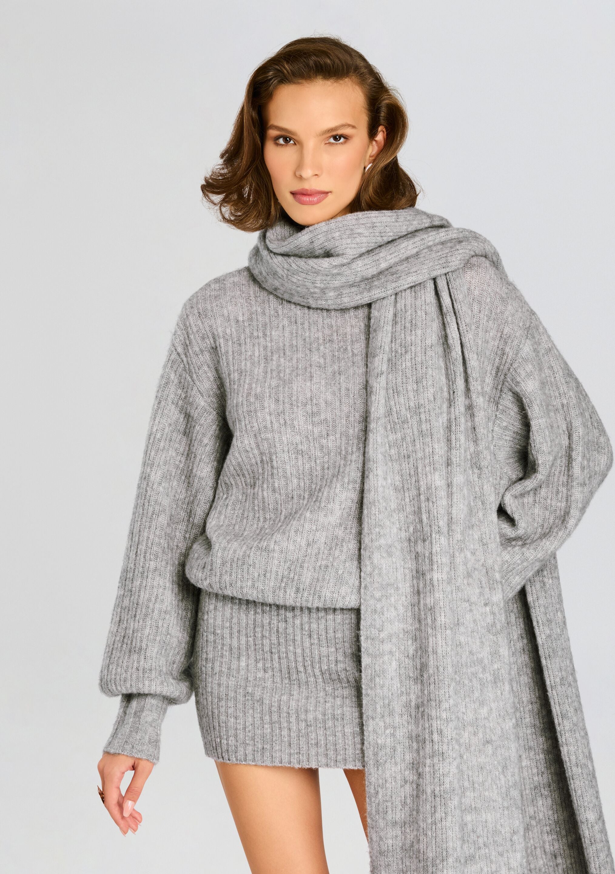 Isabeau Sweater Dress-Stylulu