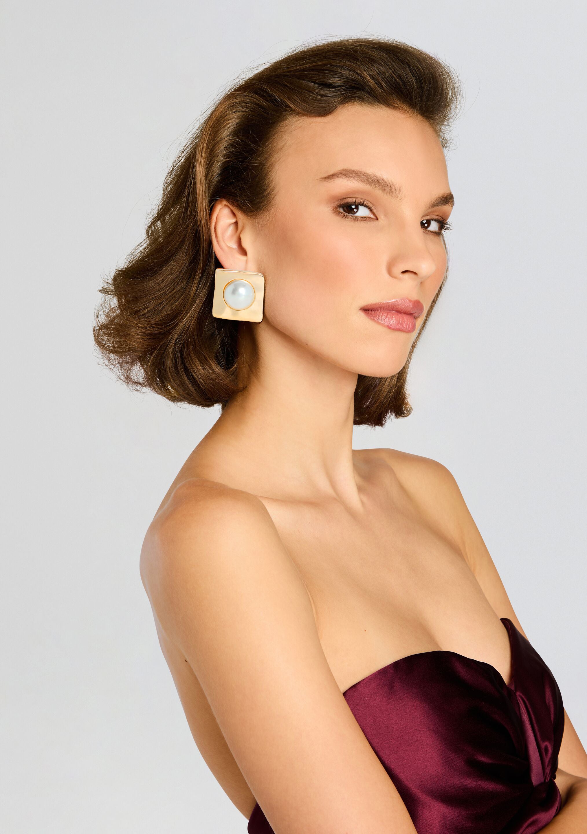 Nikki Pearl Earrings-Stylulu