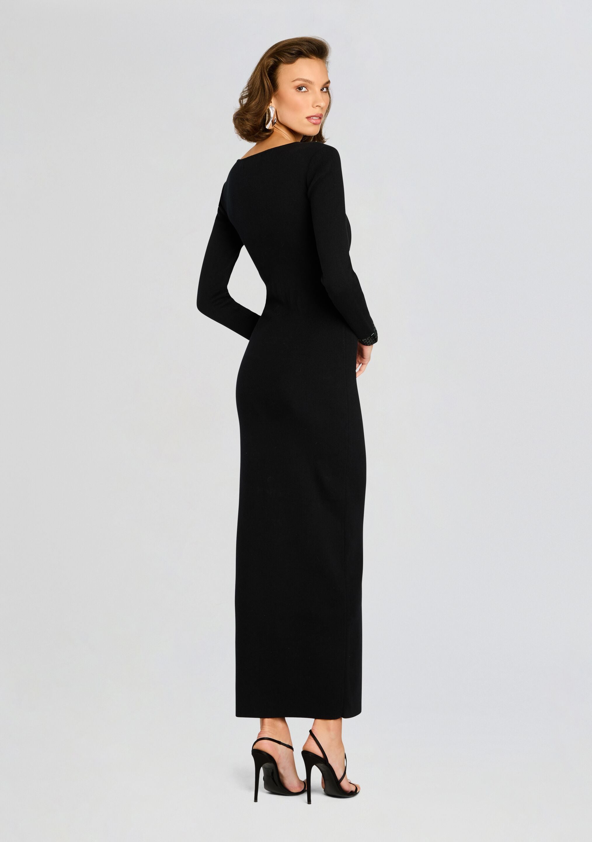 Raelle Embellished Knit Dress-Stylulu