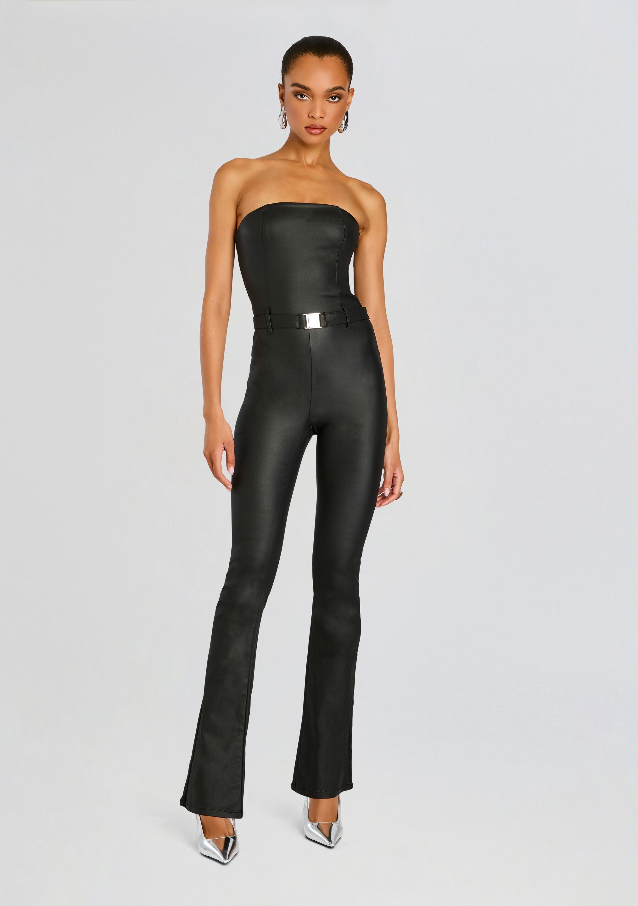 Vice Slim Flare Jumpsuit-Stylulu