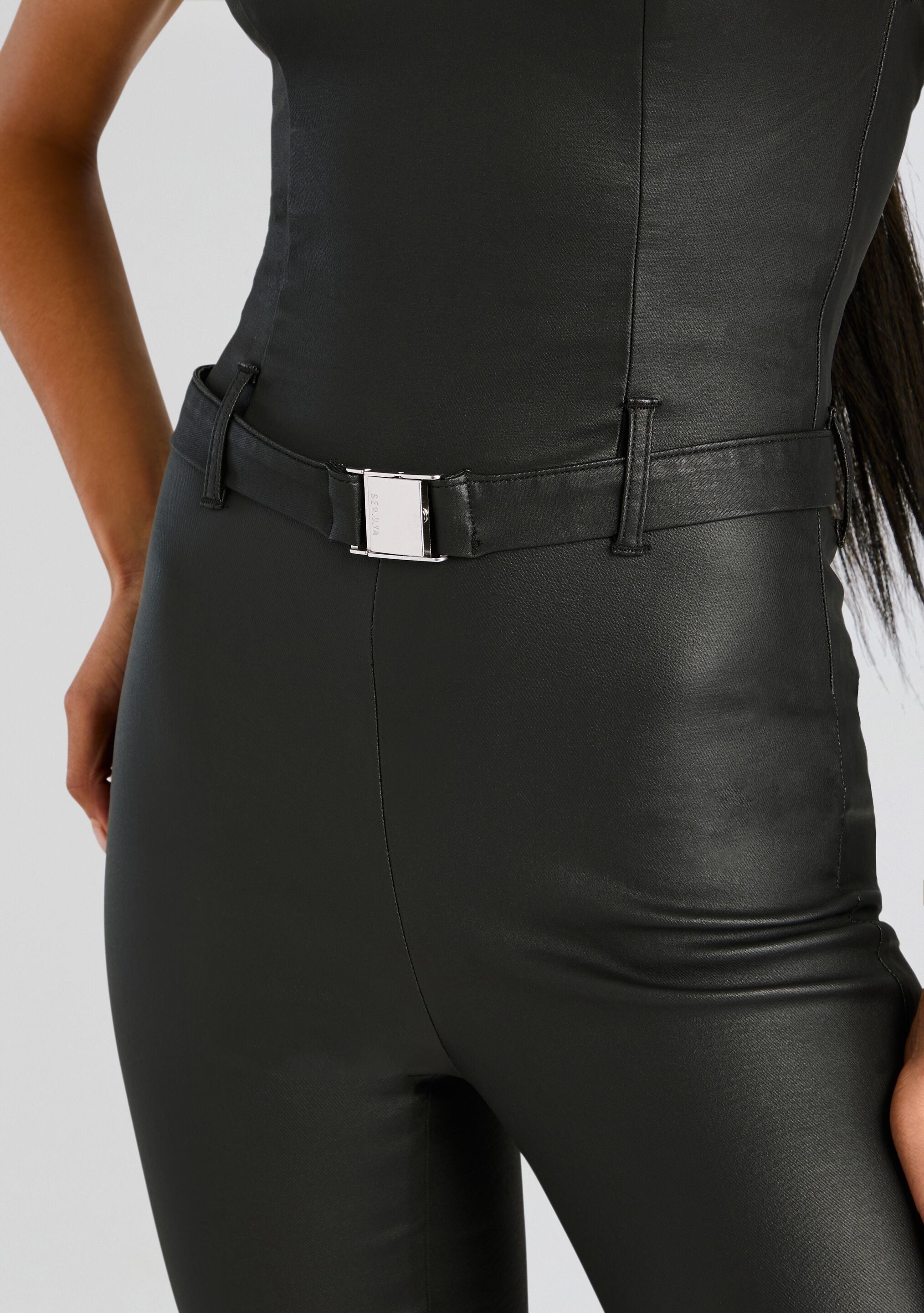 Vice Slim Flare Jumpsuit-Stylulu