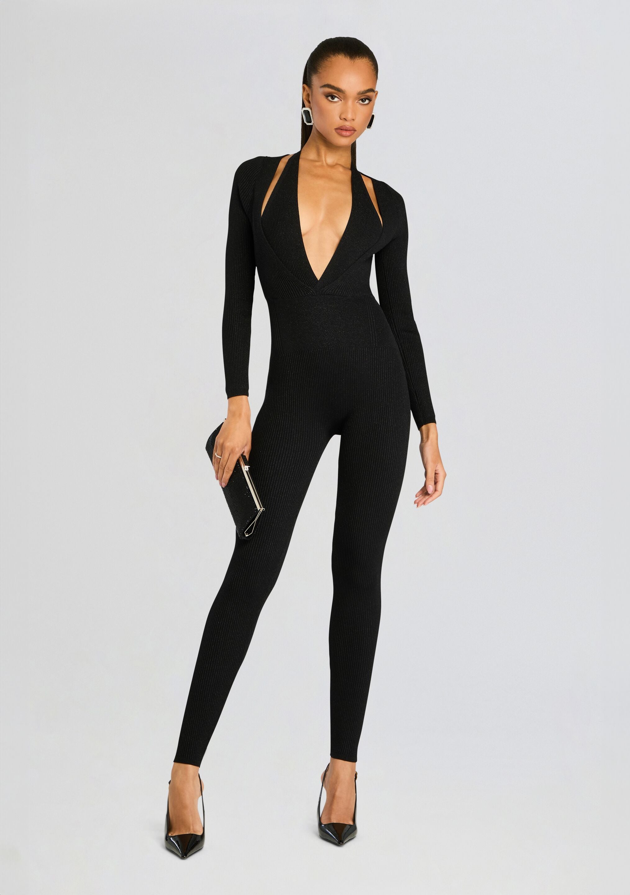 Bellamy Knit Jumpsuit-Stylulu