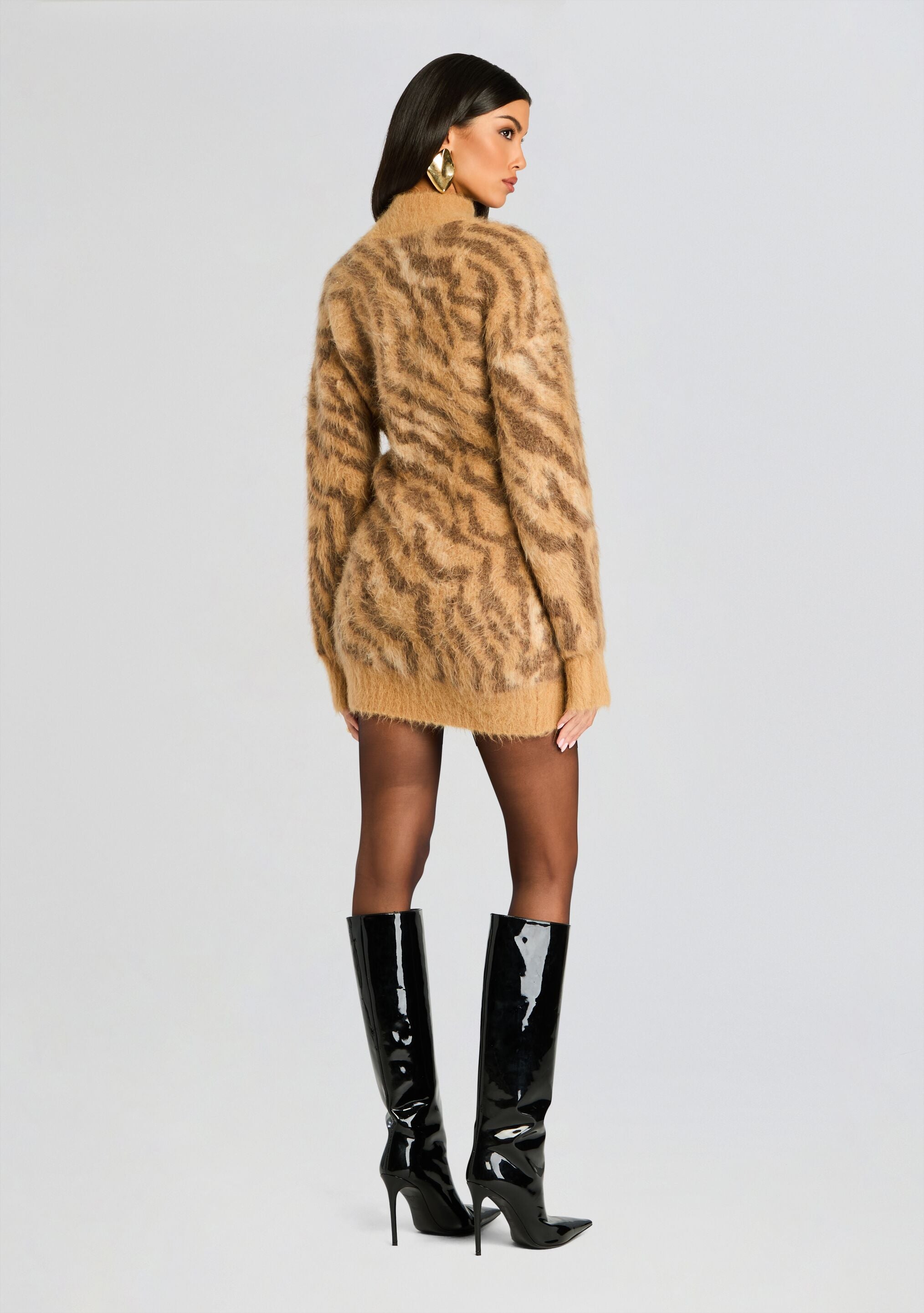Reyna Fuzzy Dress-Stylulu