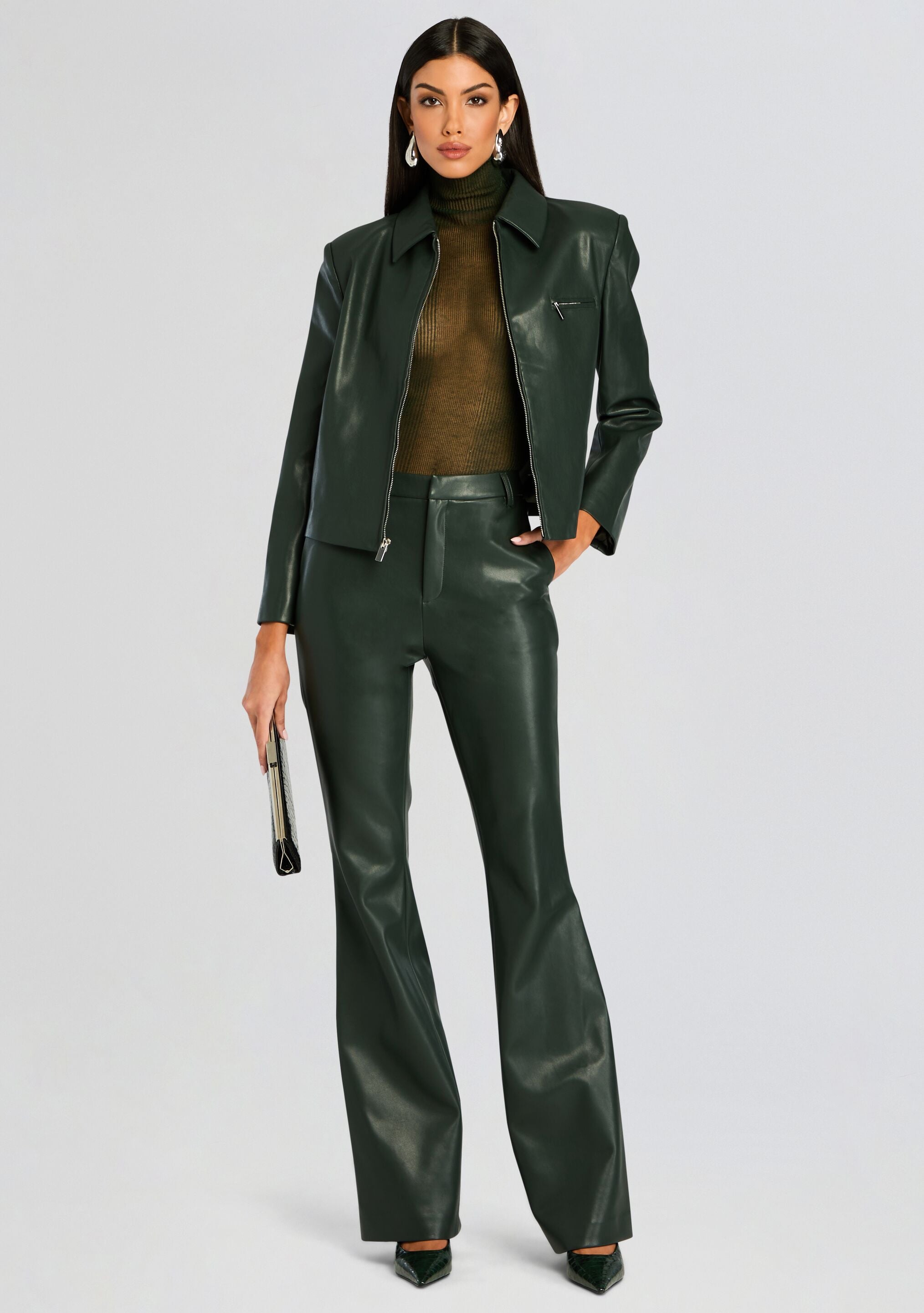 Ronja Vegan Leather Trouser-Stylulu