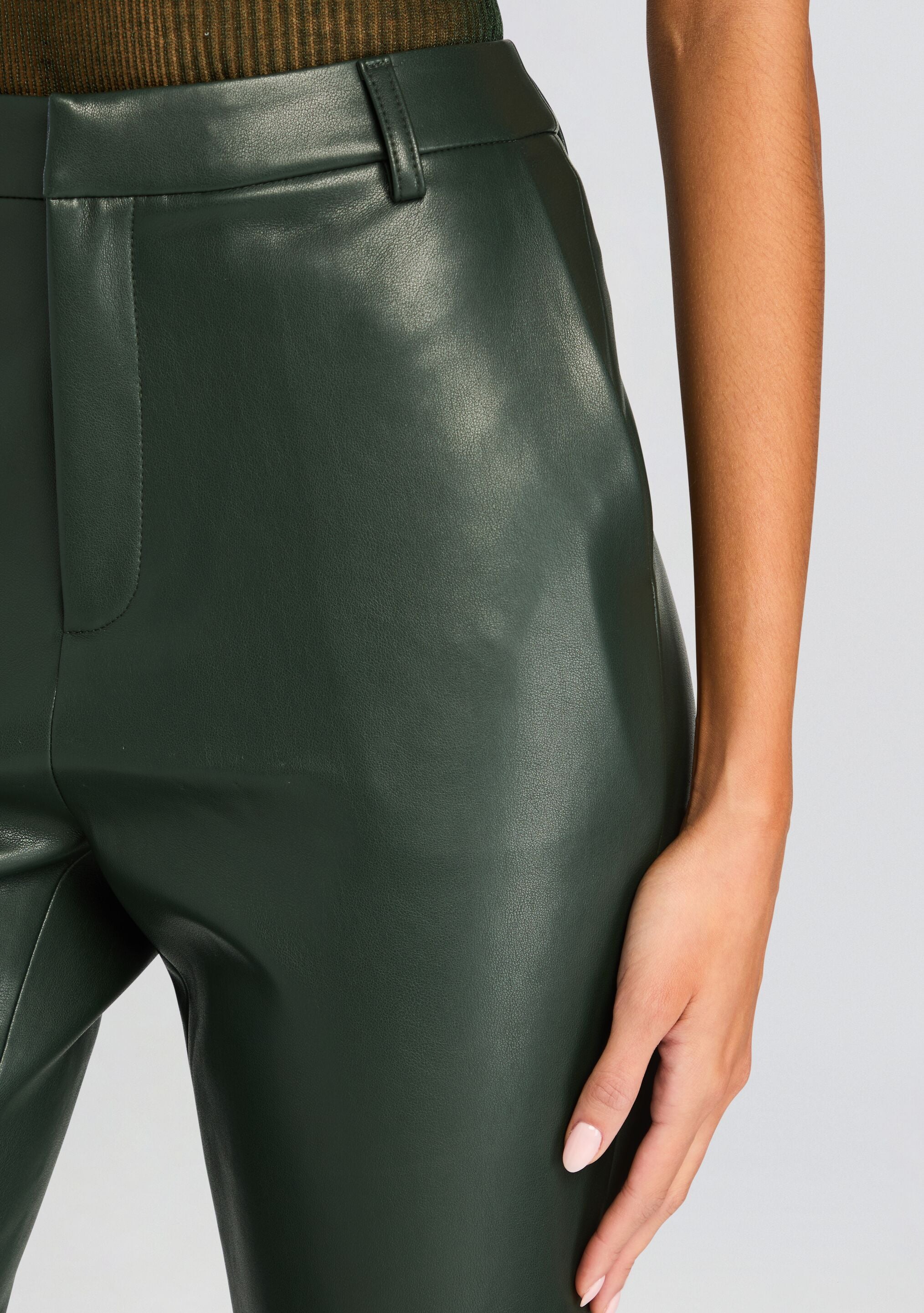 Ronja Vegan Leather Trouser-Stylulu