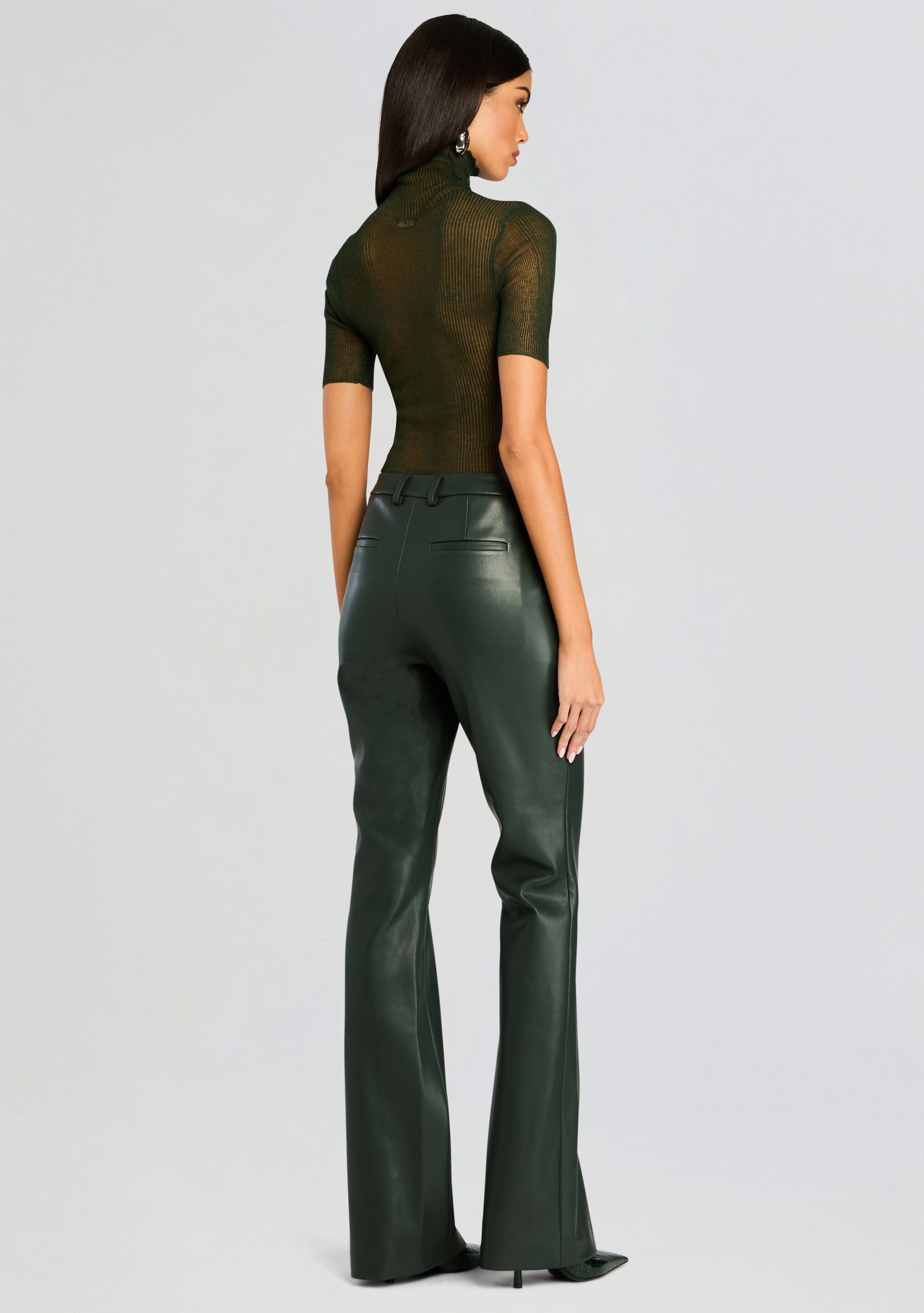 Ronja Vegan Leather Trouser-Stylulu