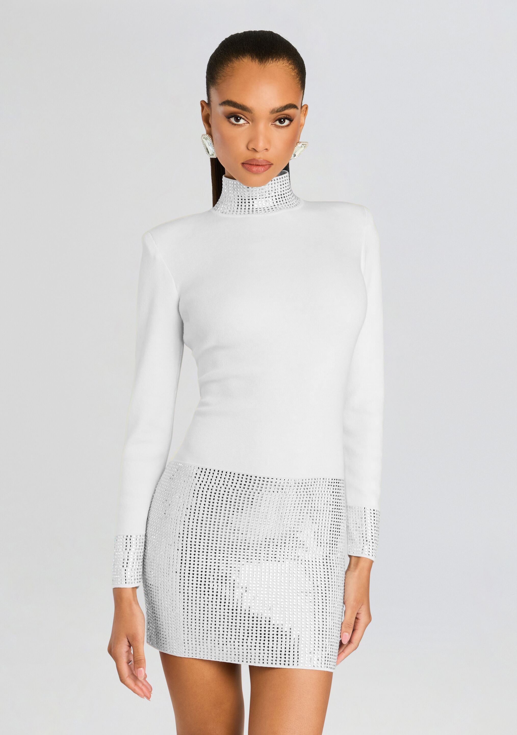 Rue Embellished Dress-Stylulu