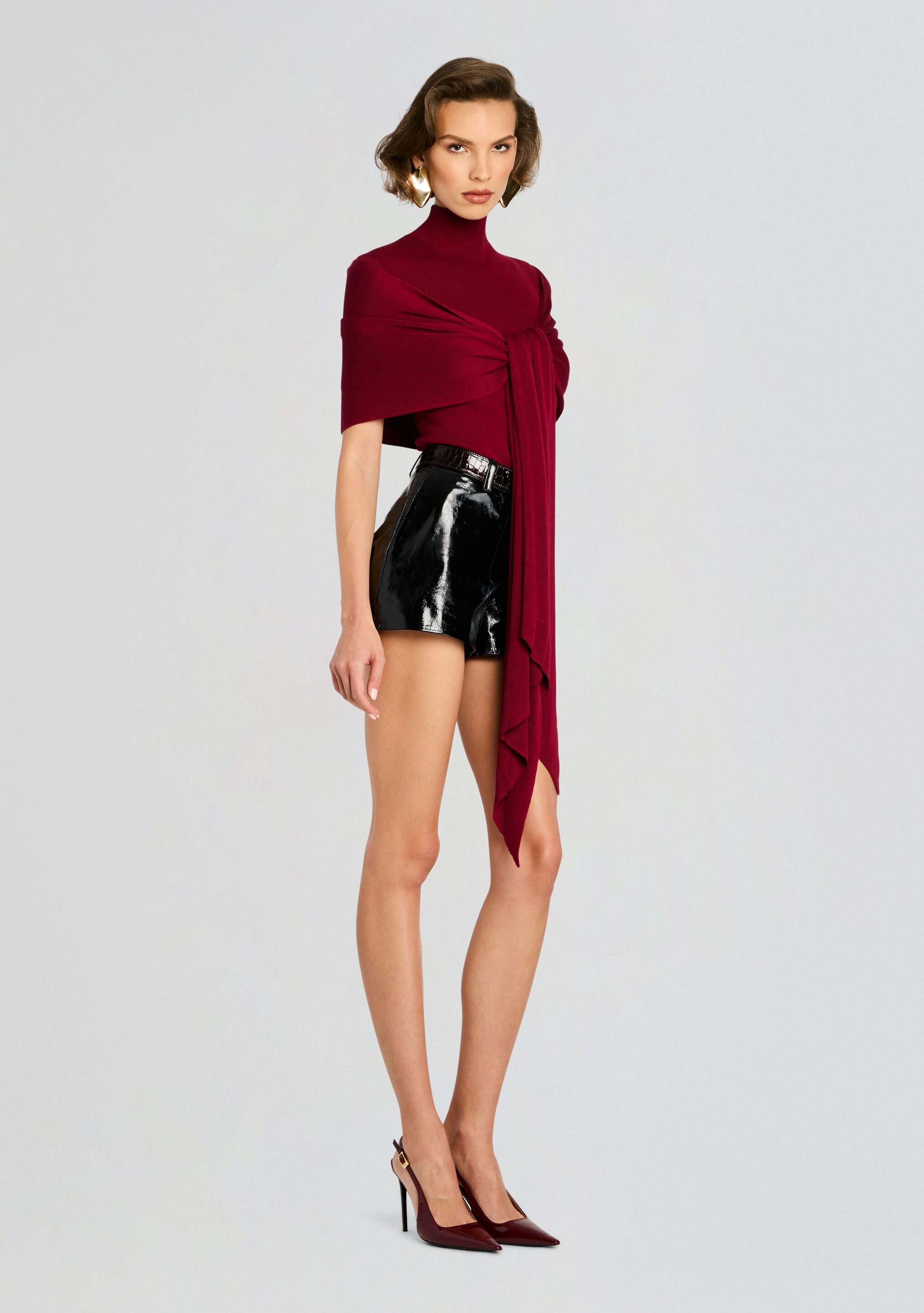 Noemi Knit Tie Top-Stylulu