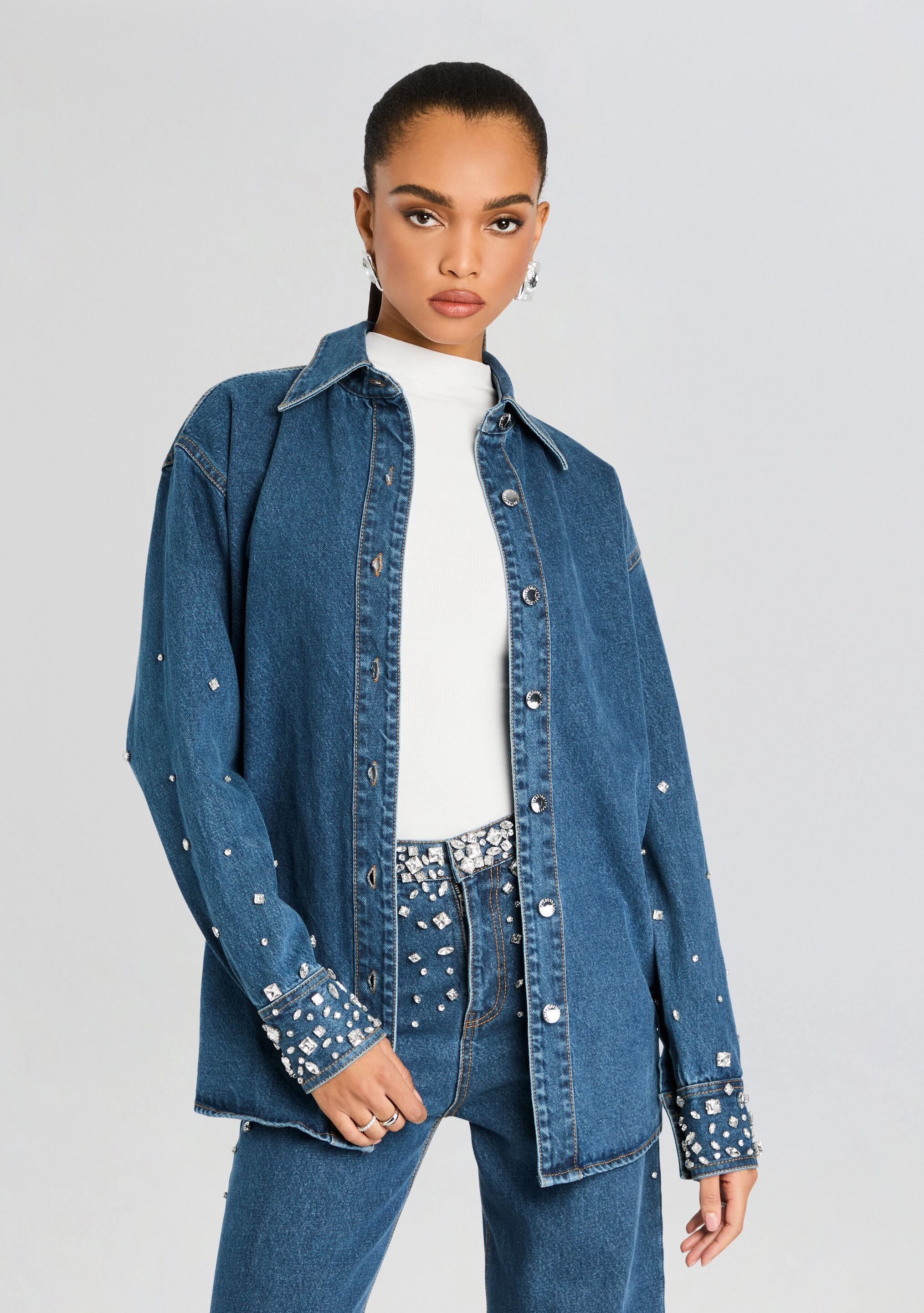 Diletta Crystal Shacket-Stylulu