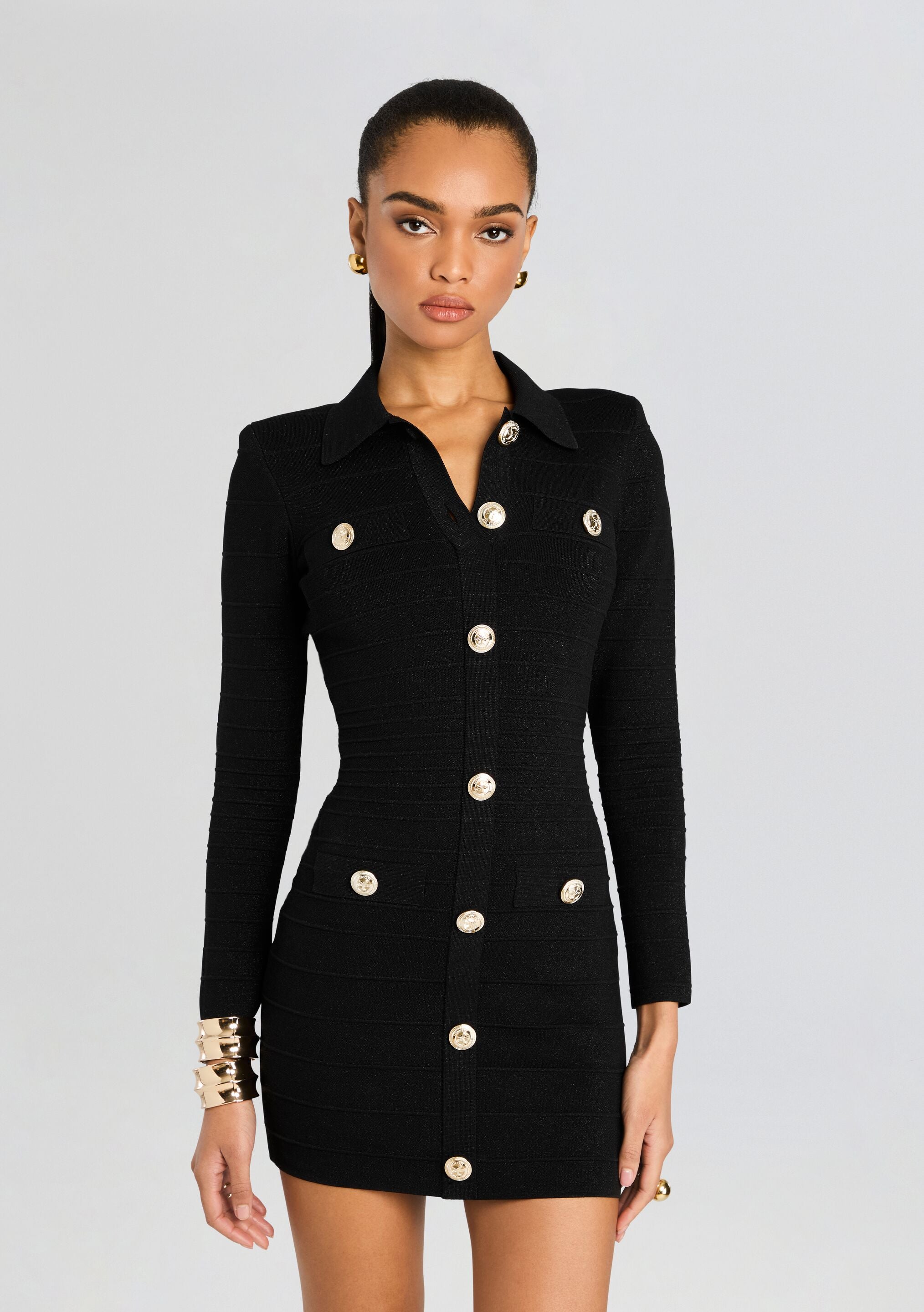 Maggie Bandage Knit Dress-Stylulu