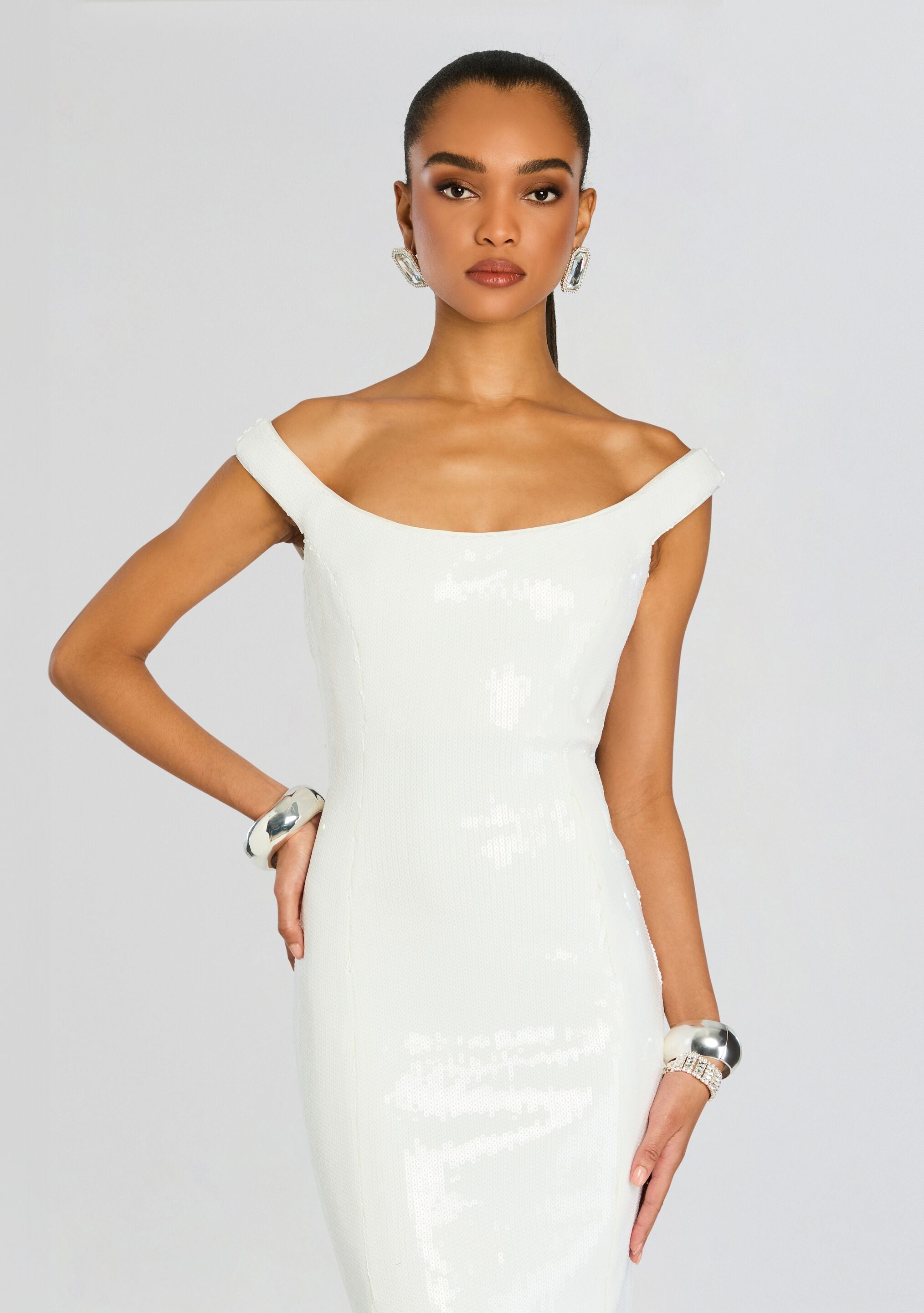 Jazmina Sequin Dress-Stylulu