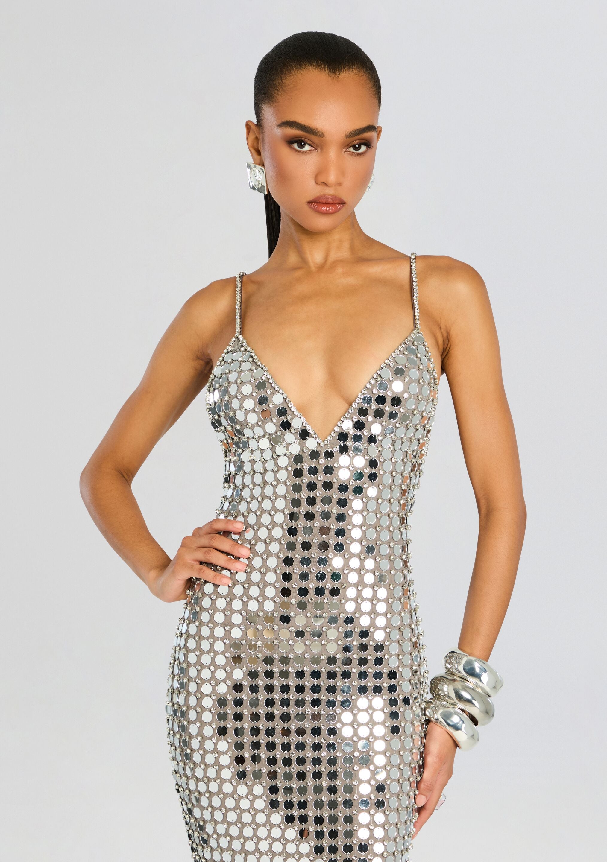 Perri Embellished Dress-Stylulu