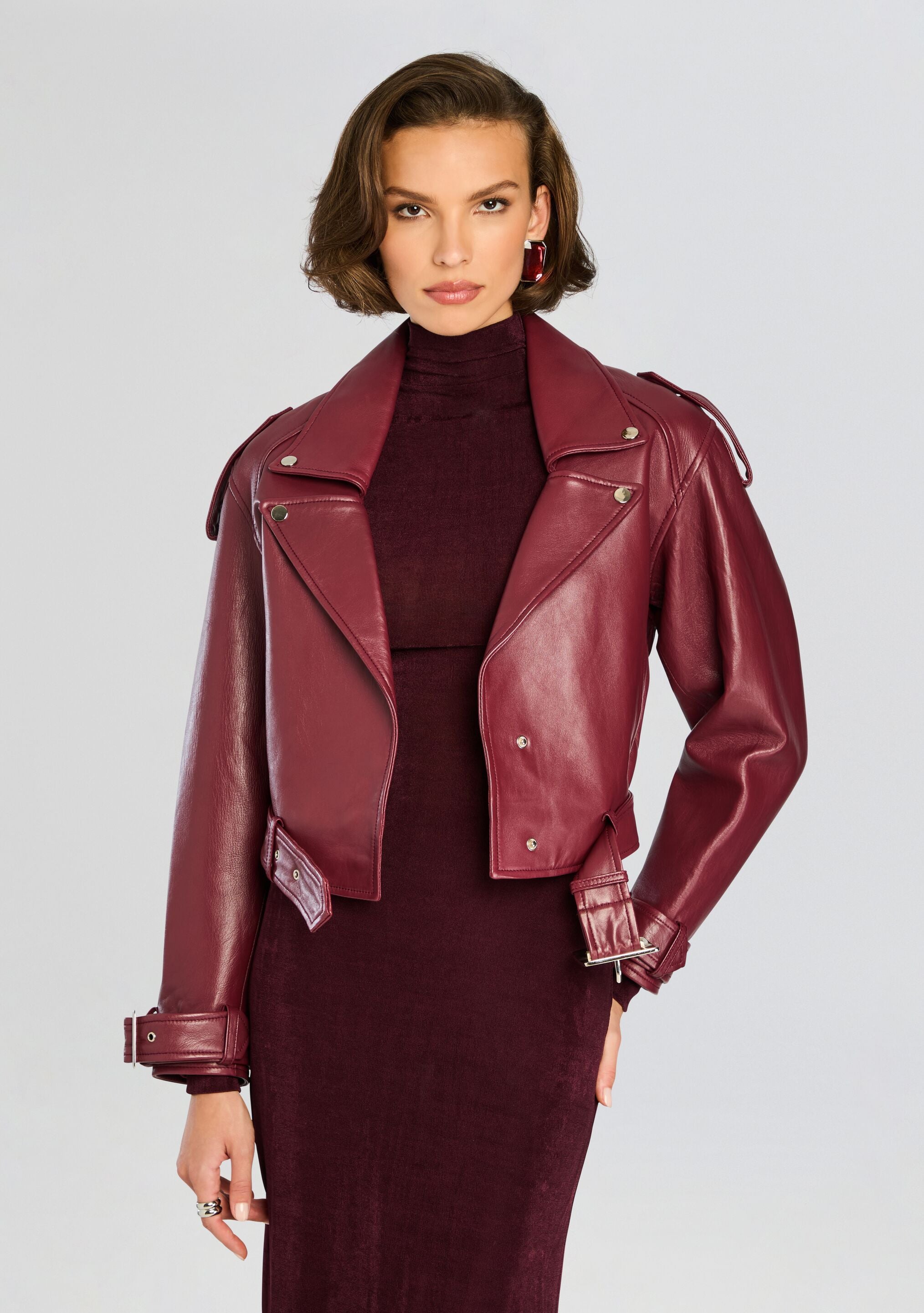 Einsley Leather Jacket-Stylulu