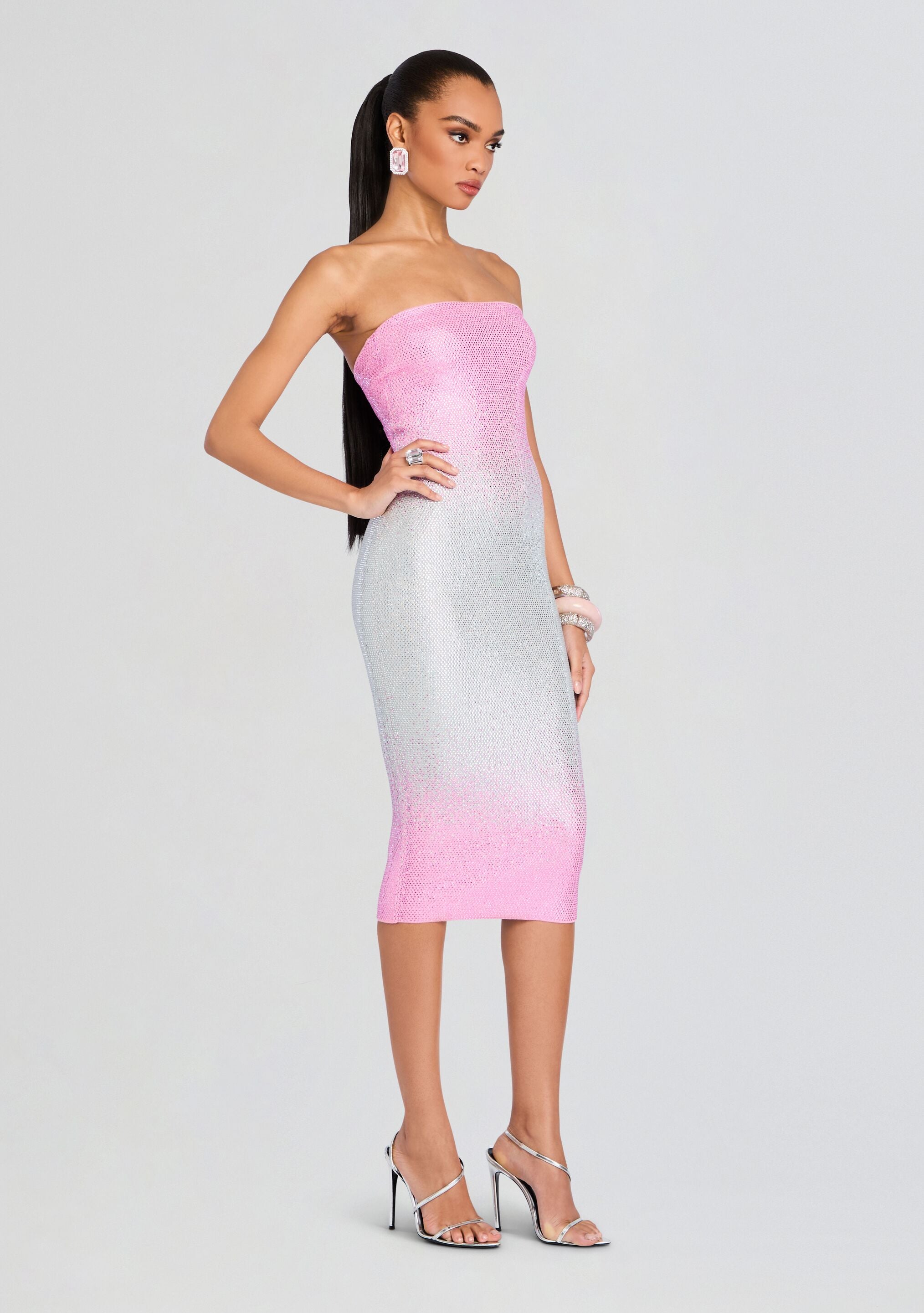 Laina Embellished Knit Dress-Stylulu