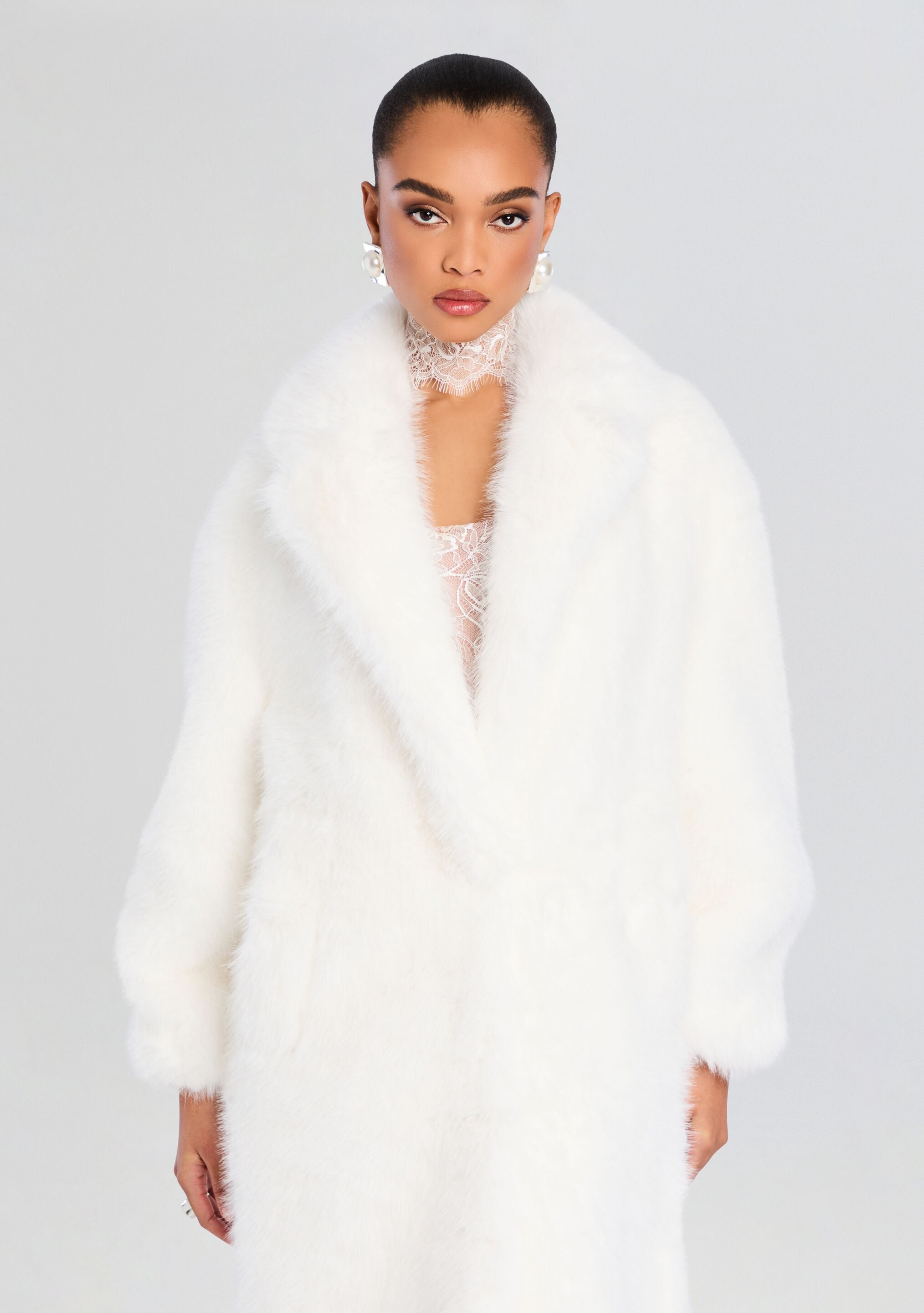 Dasha Faux Fur Jacket-Stylulu