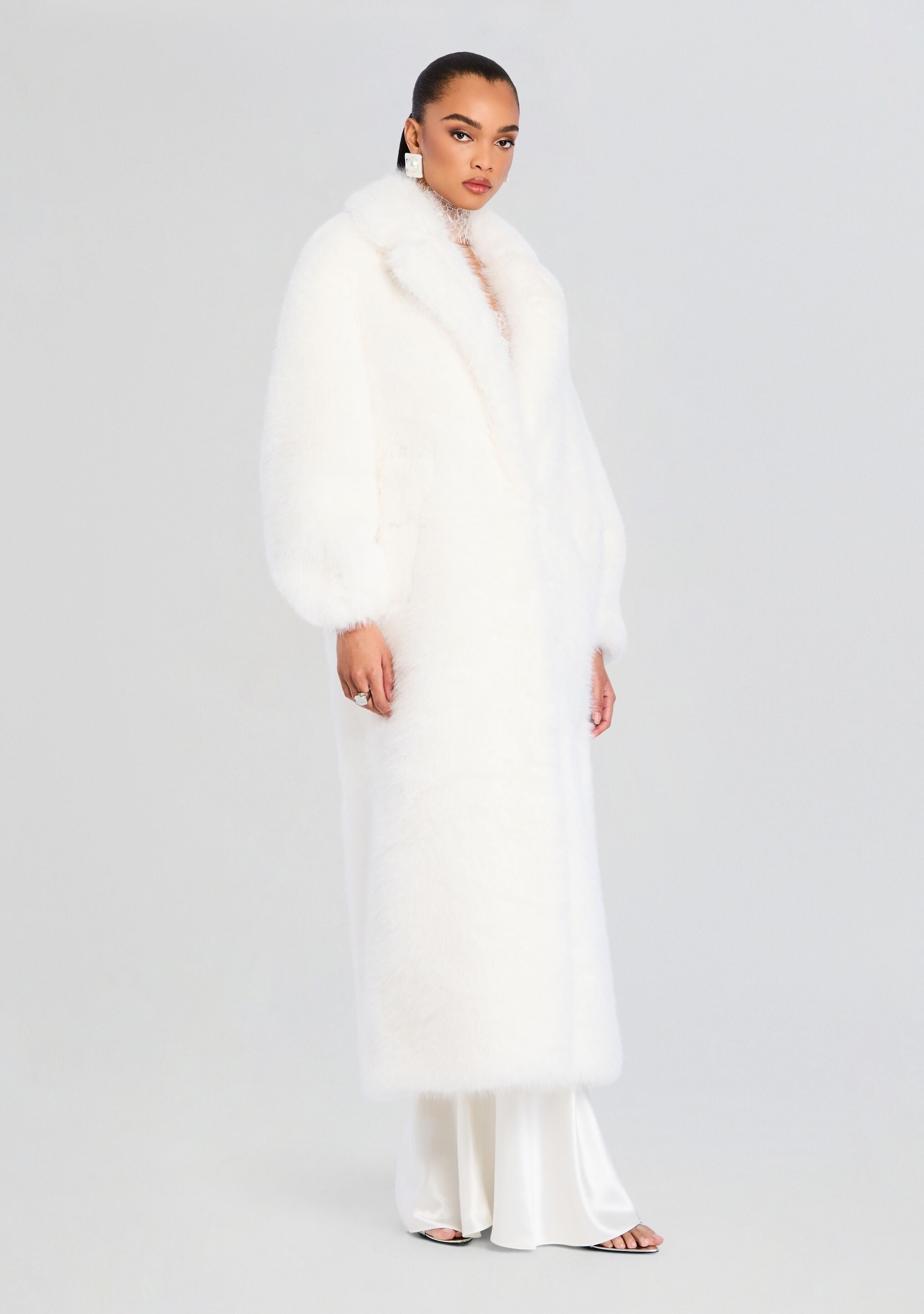 Dasha Faux Fur Jacket-Stylulu