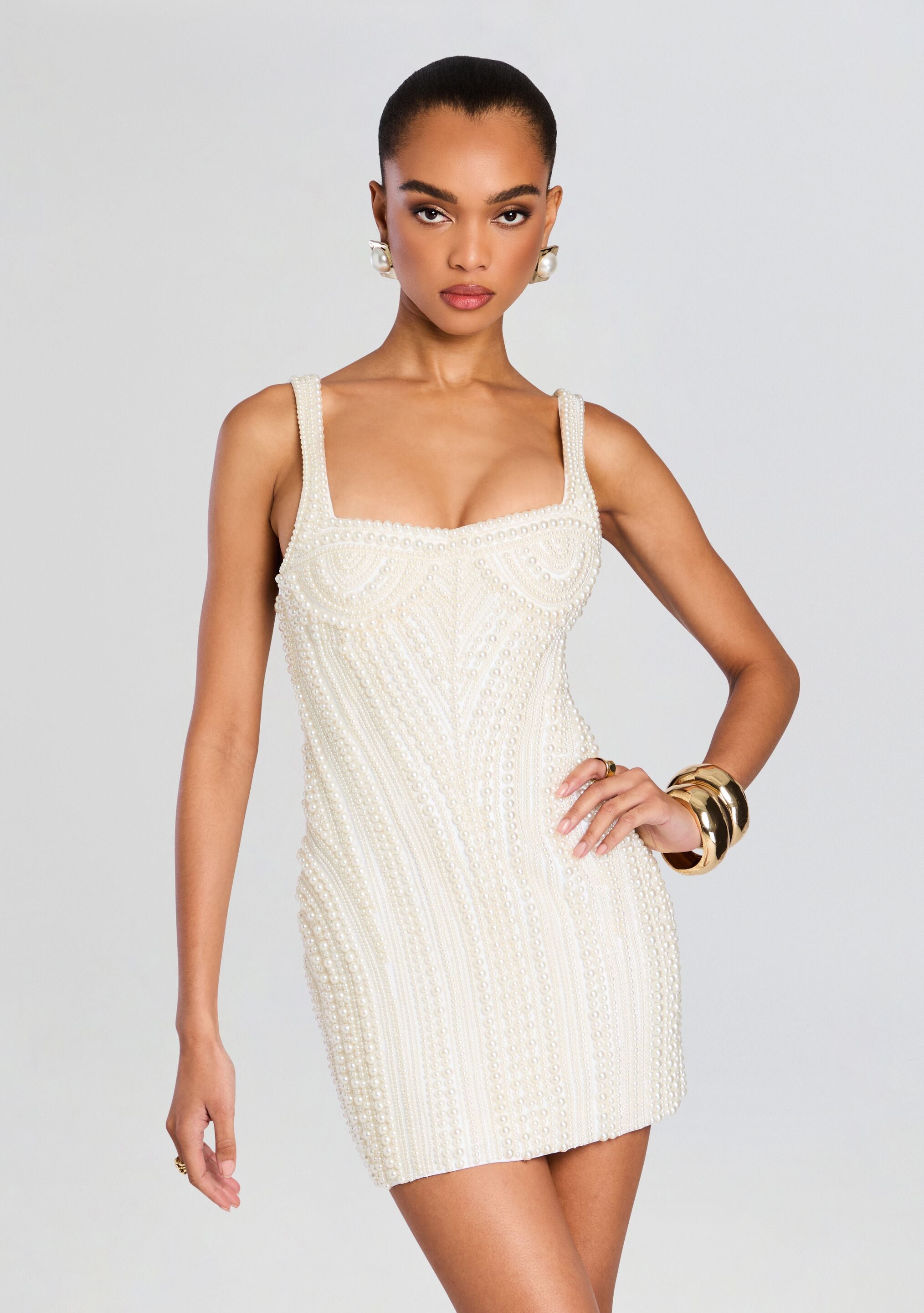 Elaina Pearl Dress-Stylulu