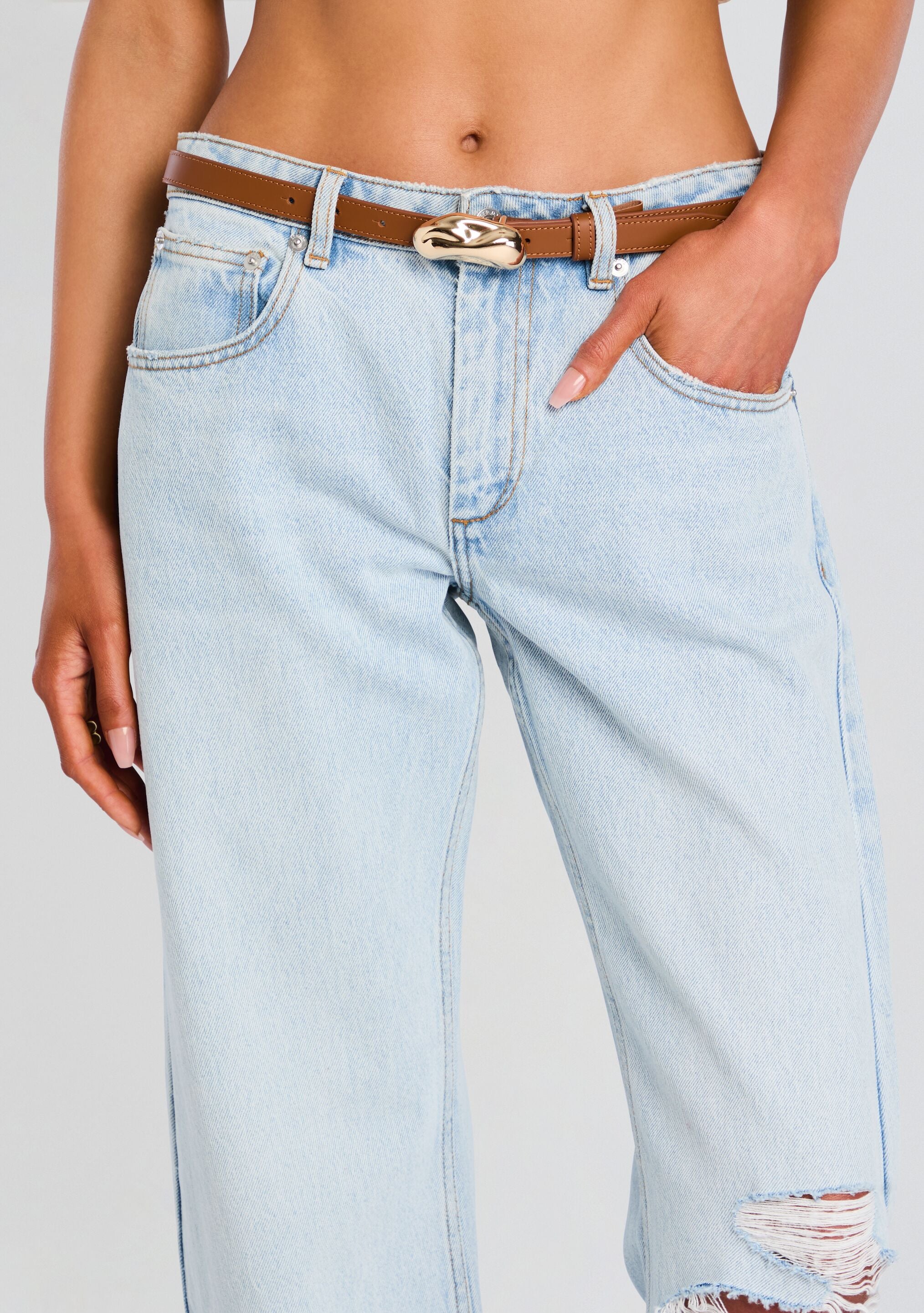 Britney Leather Belt-Stylulu