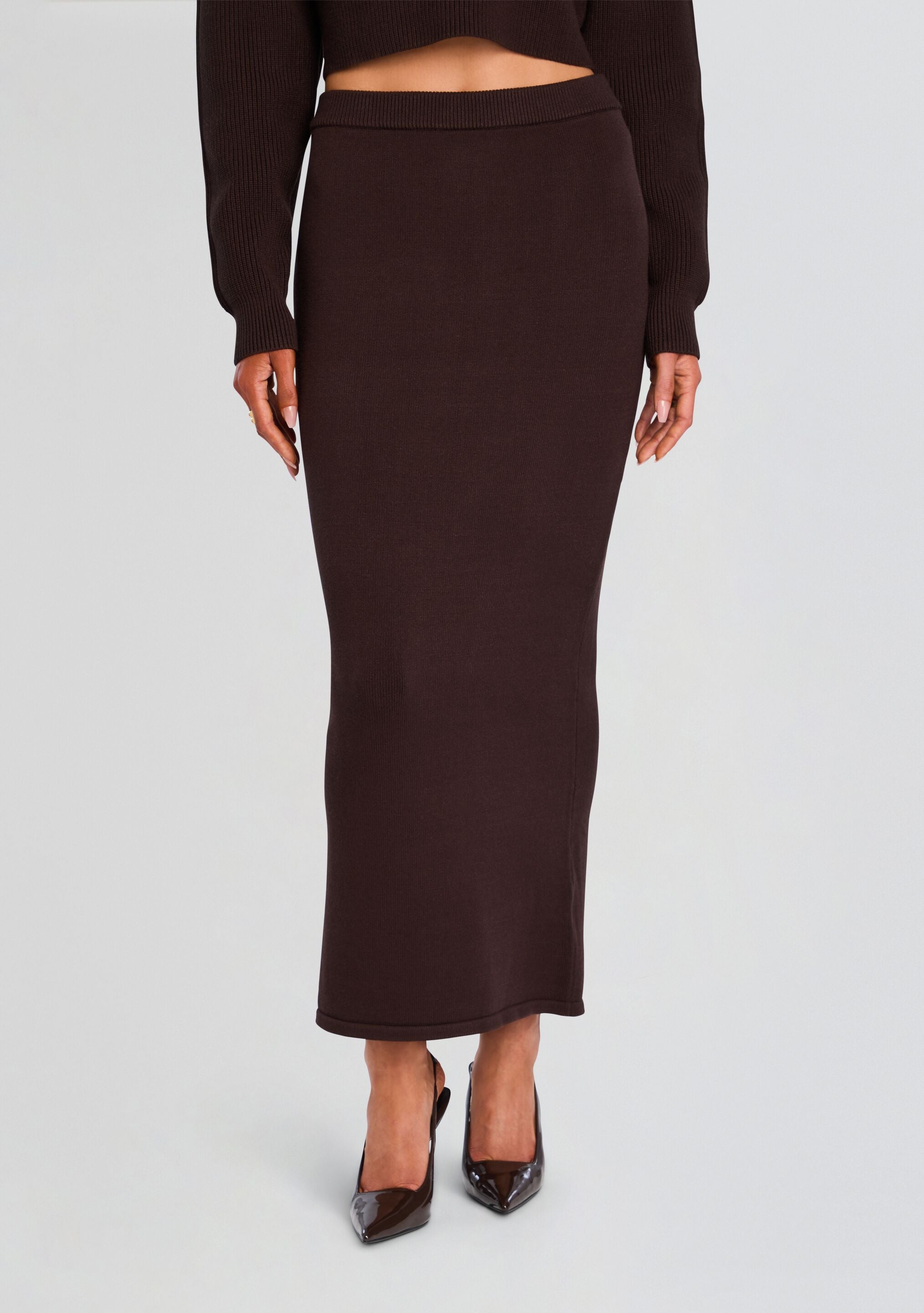 Java Knit Skirt-Stylulu