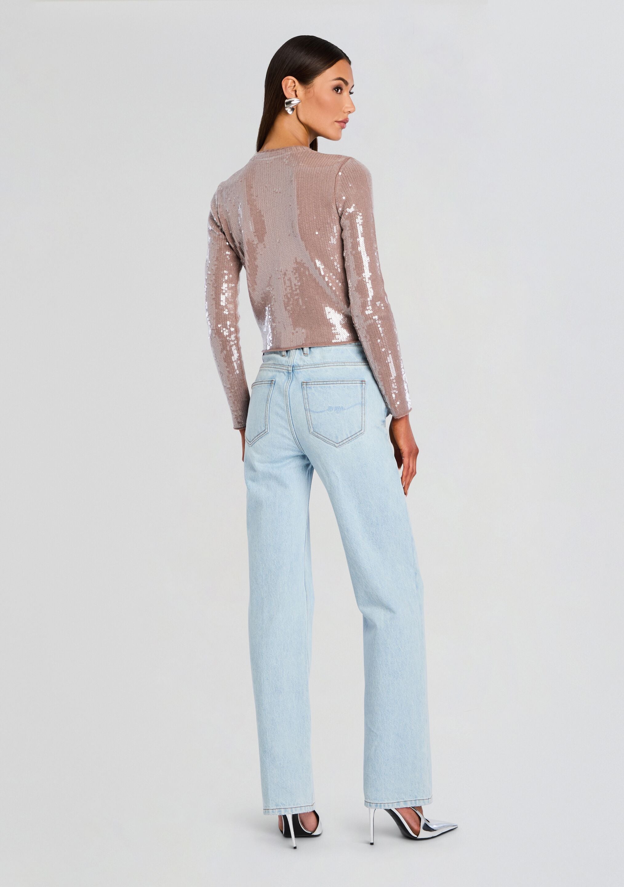 Annamarie Sequin Knit Cardigan-Stylulu