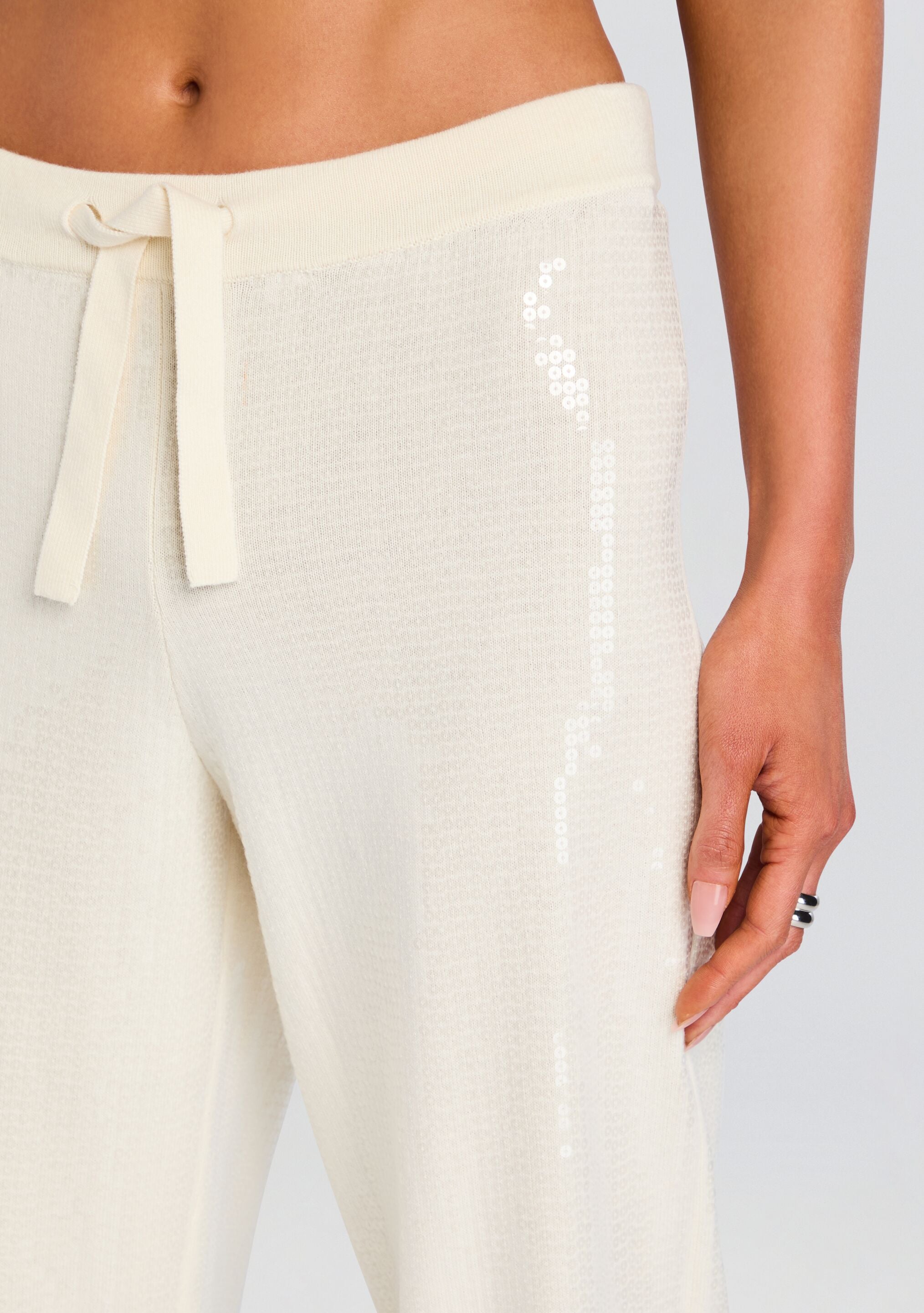 Natalia Sequin Knit Pant-Stylulu