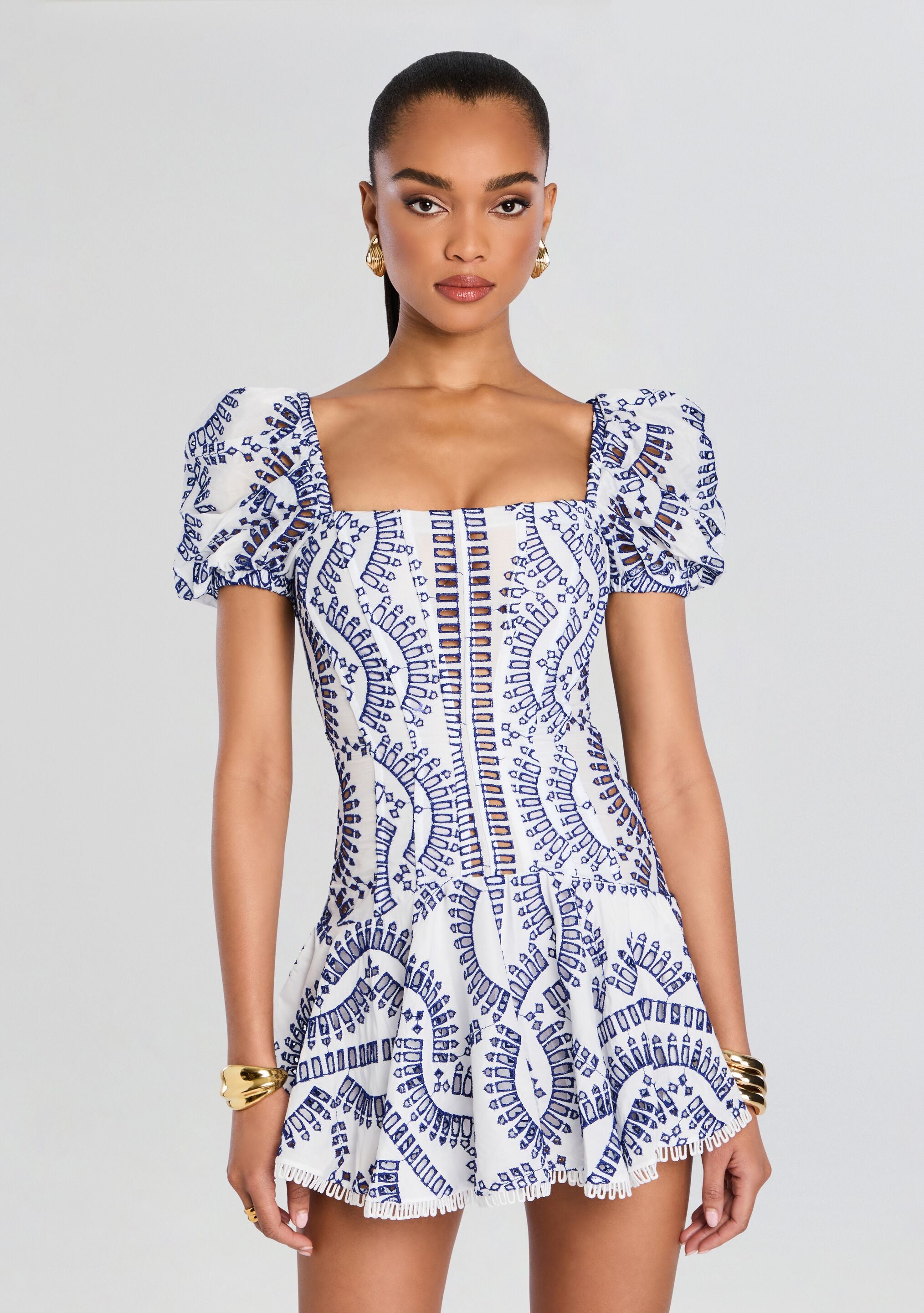 Mexik Short Dress-Stylulu