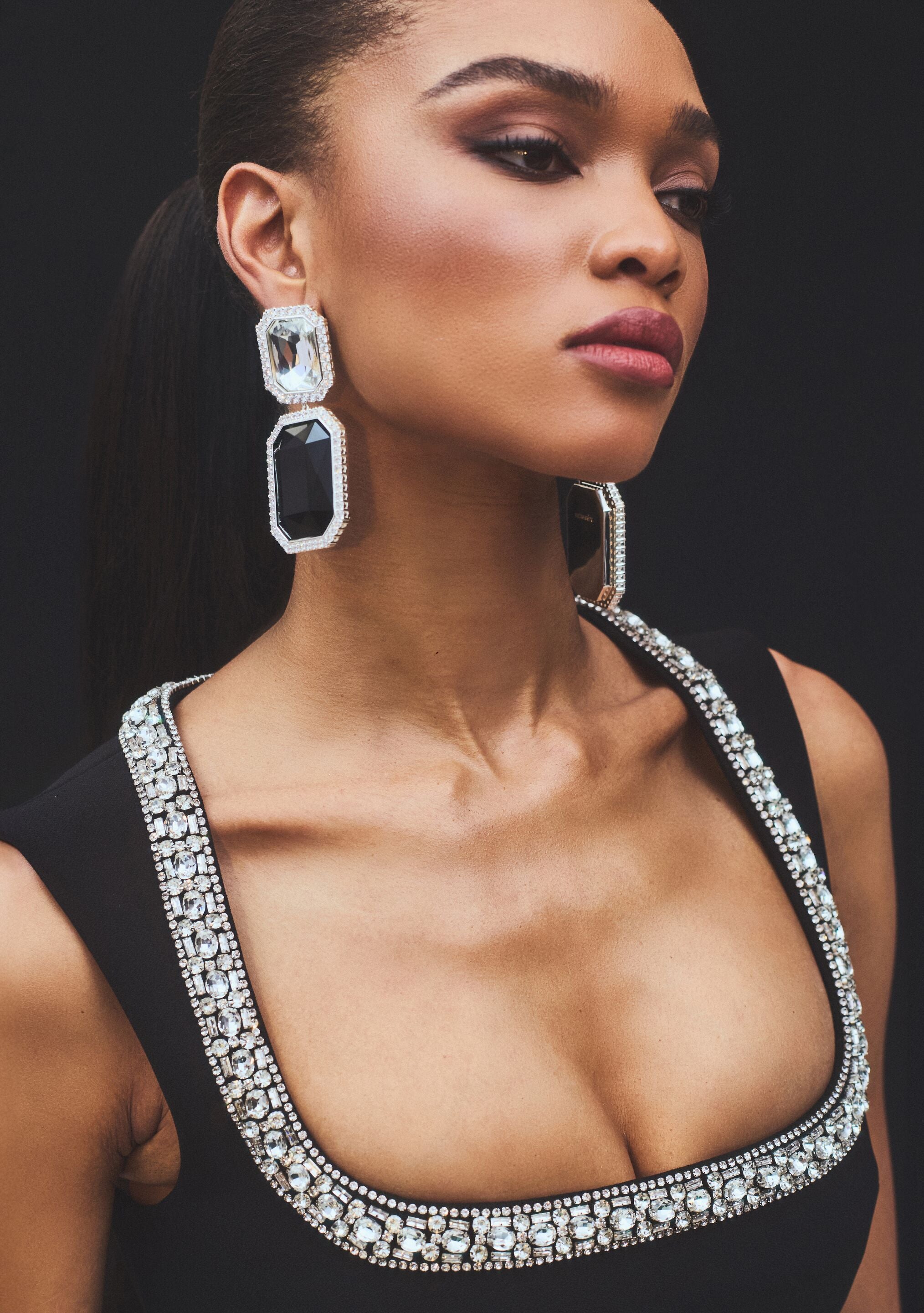 Cora Gemstone Earrings-Stylulu