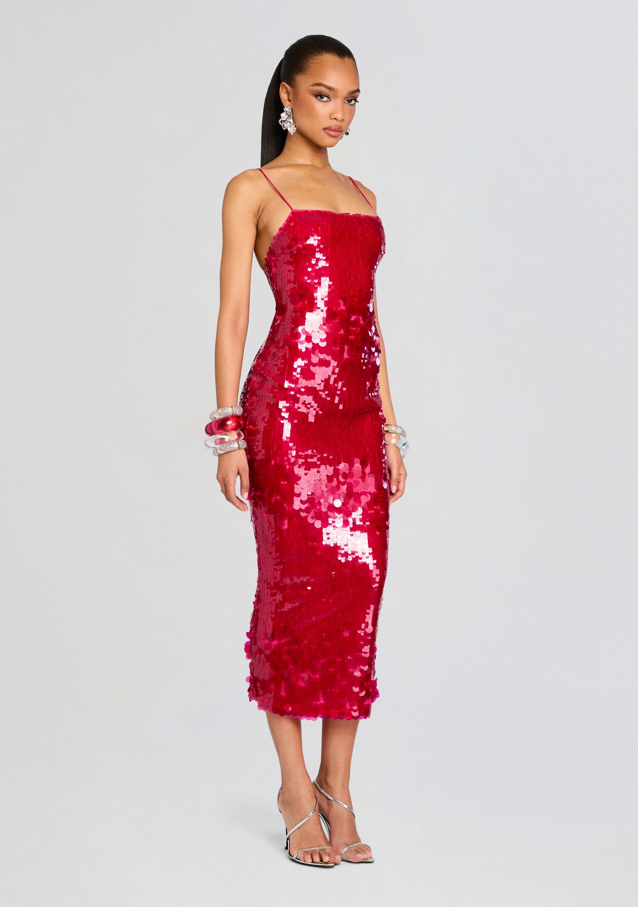 Alana Sequin Dress-Stylulu