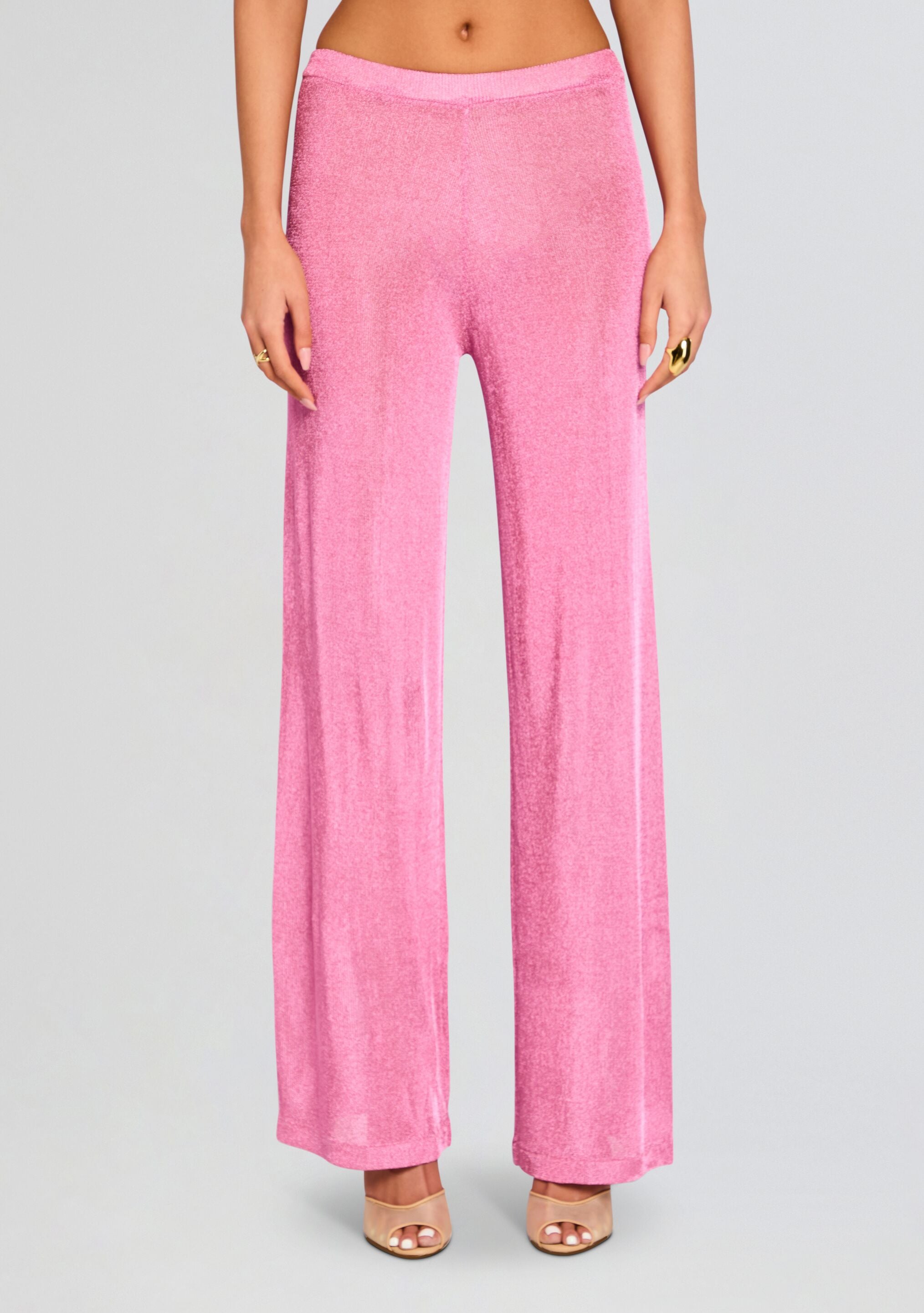 Sheldon Metallic Knit Pant-Stylulu