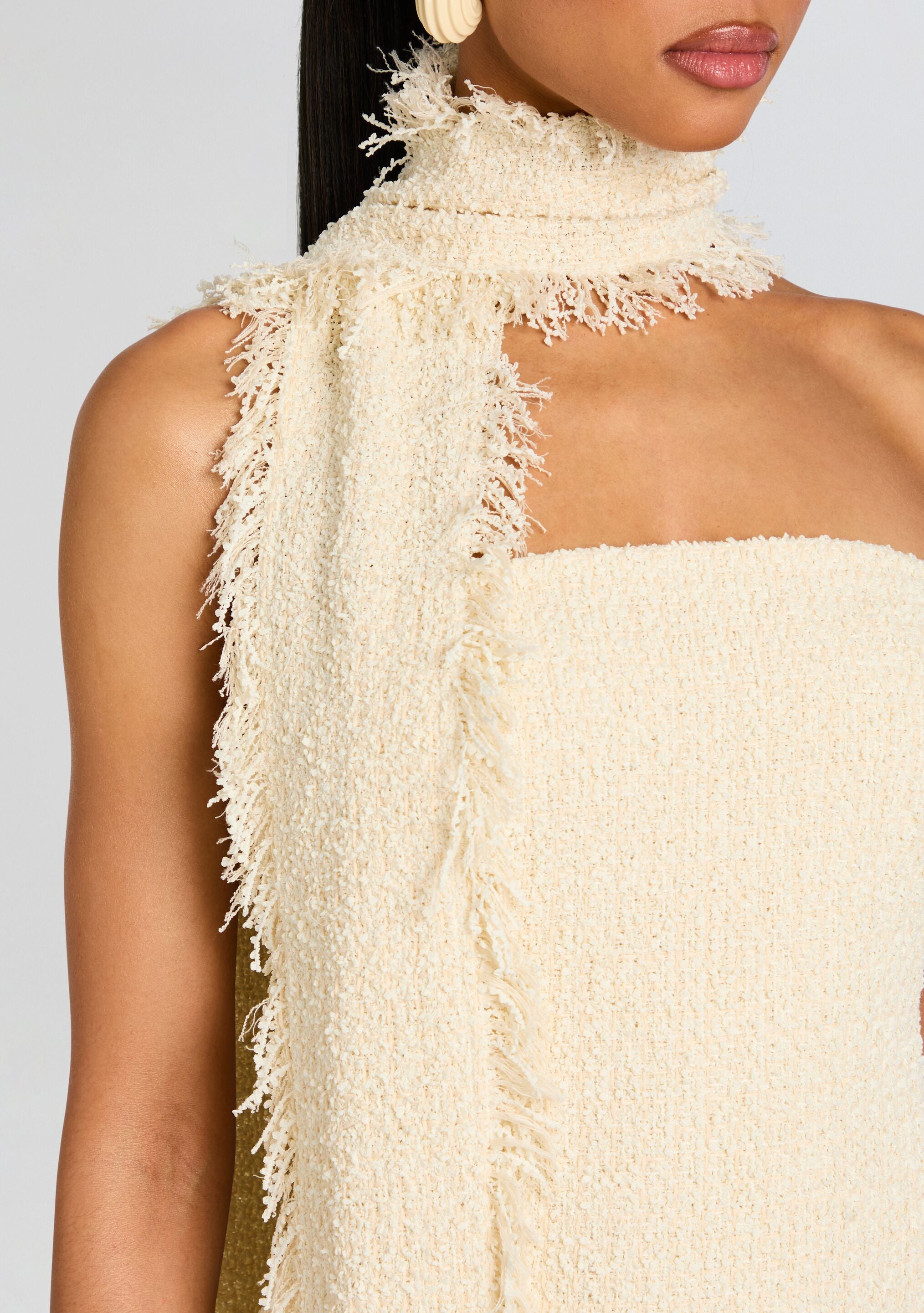 Lott Boucle Midi Dress-Stylulu