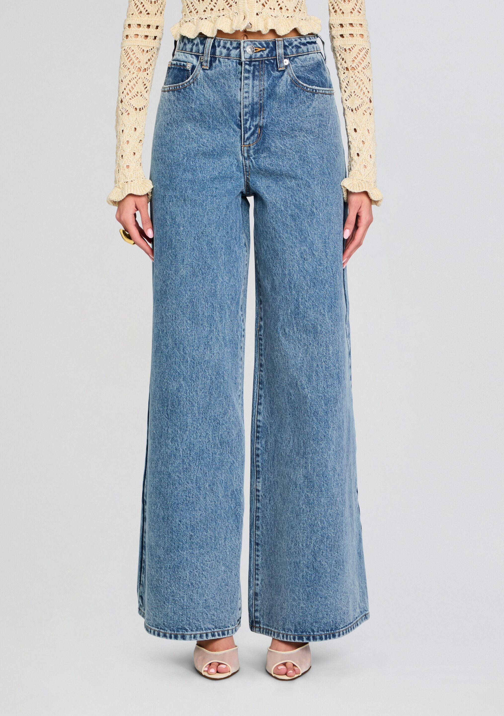 Lena Ultra Wide Leg Jean-Stylulu
