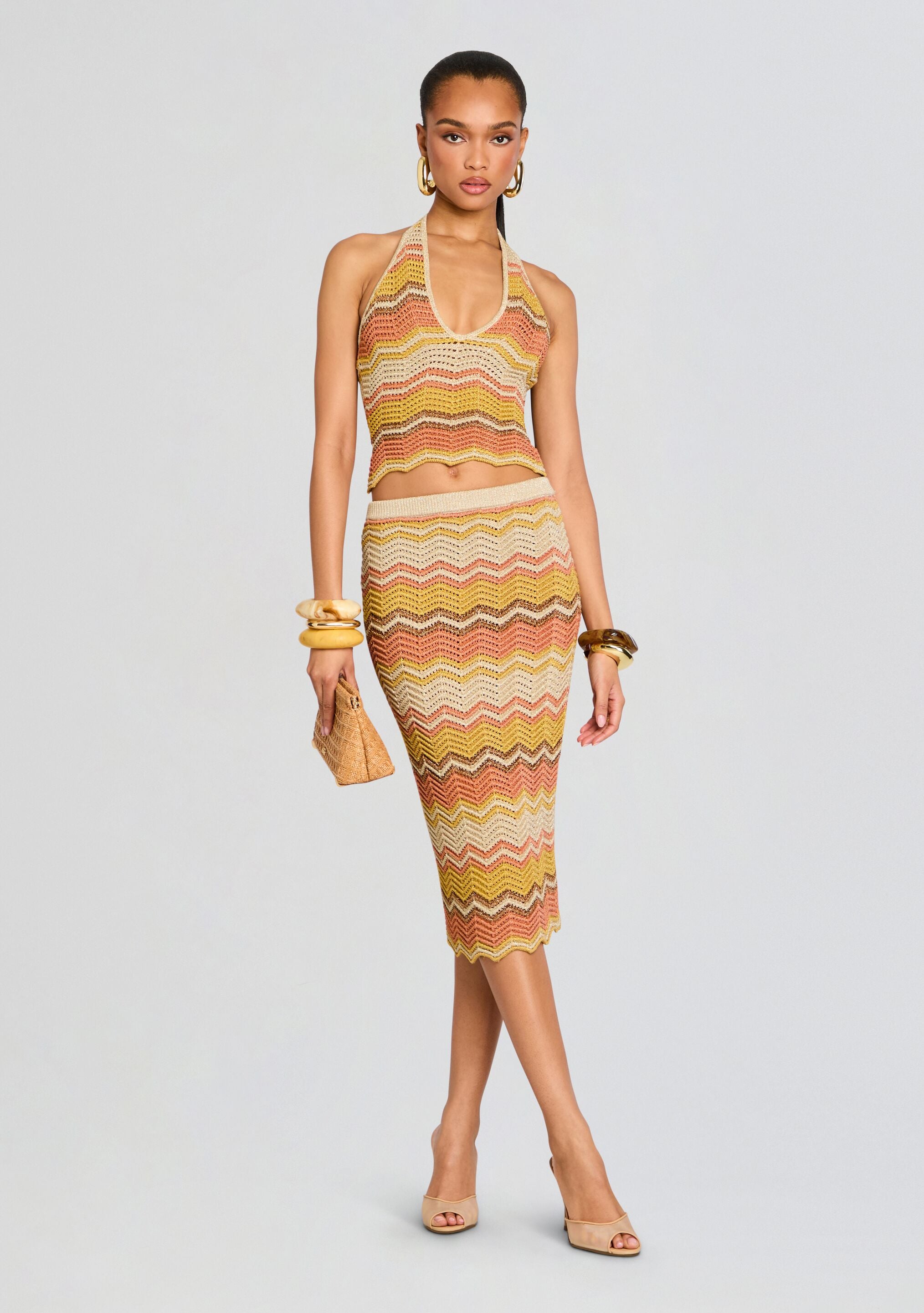 Ivey Crochet Skirt-Stylulu