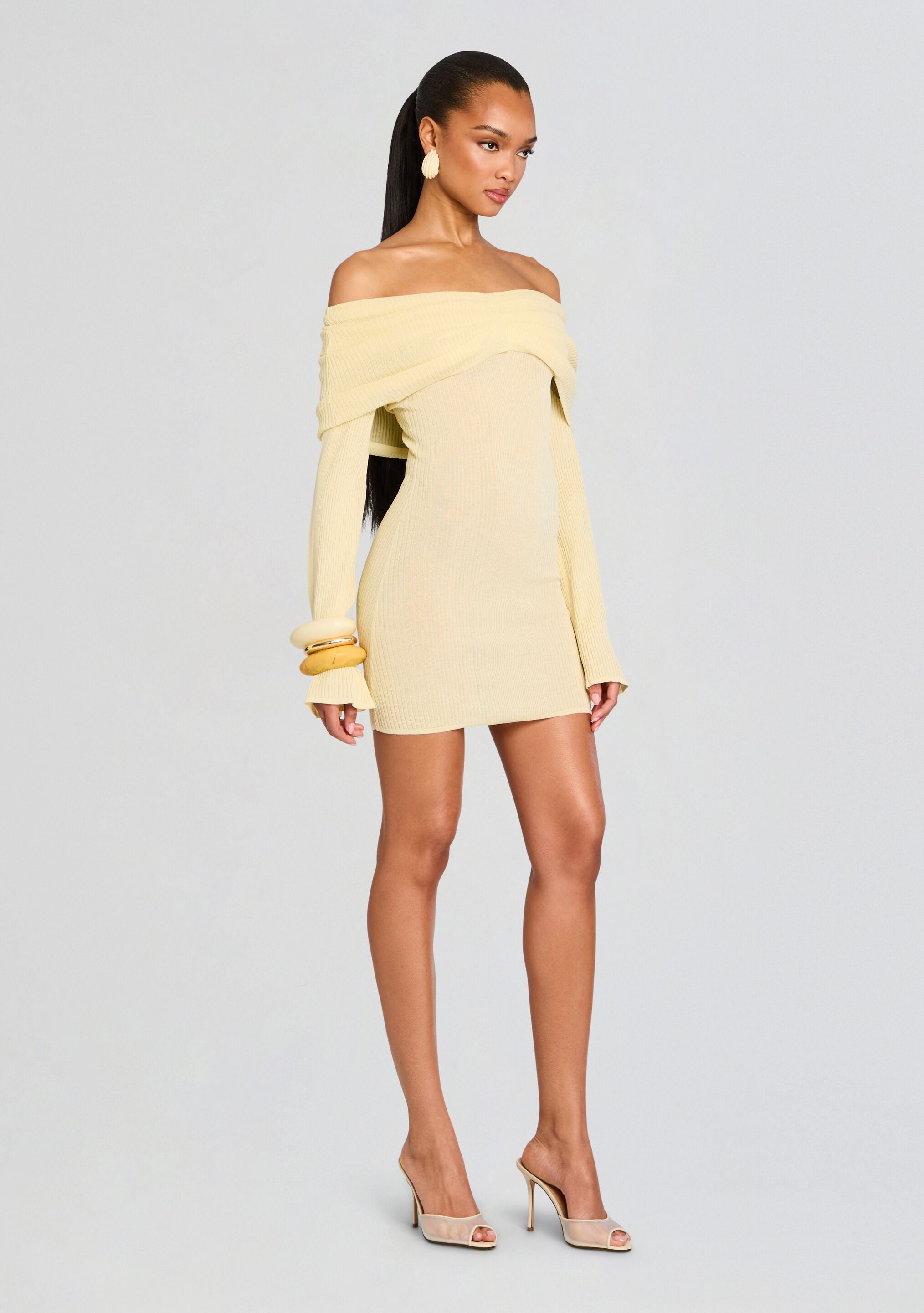 Xen Knit Mini Dress-Stylulu