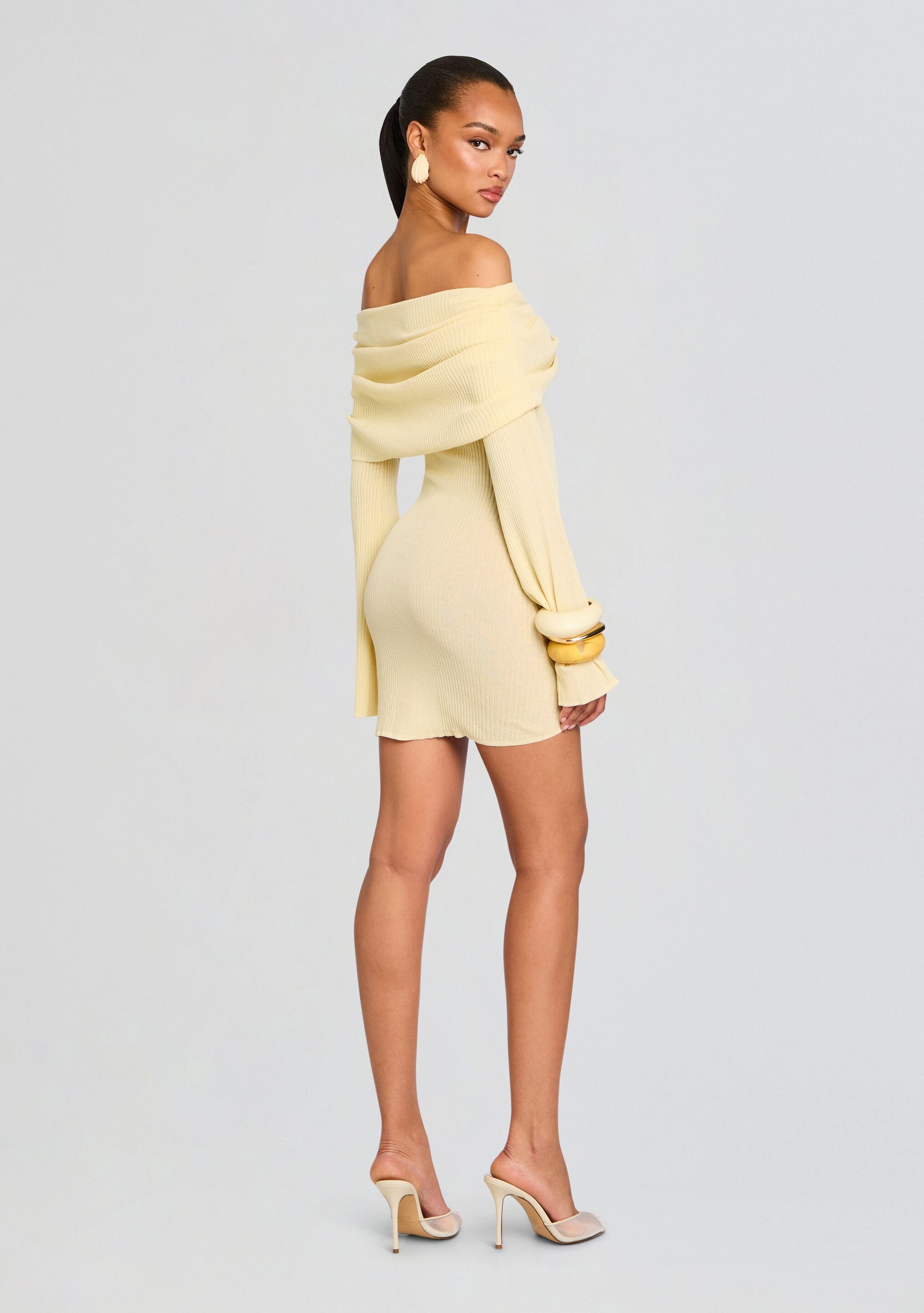 Xen Knit Mini Dress-Stylulu