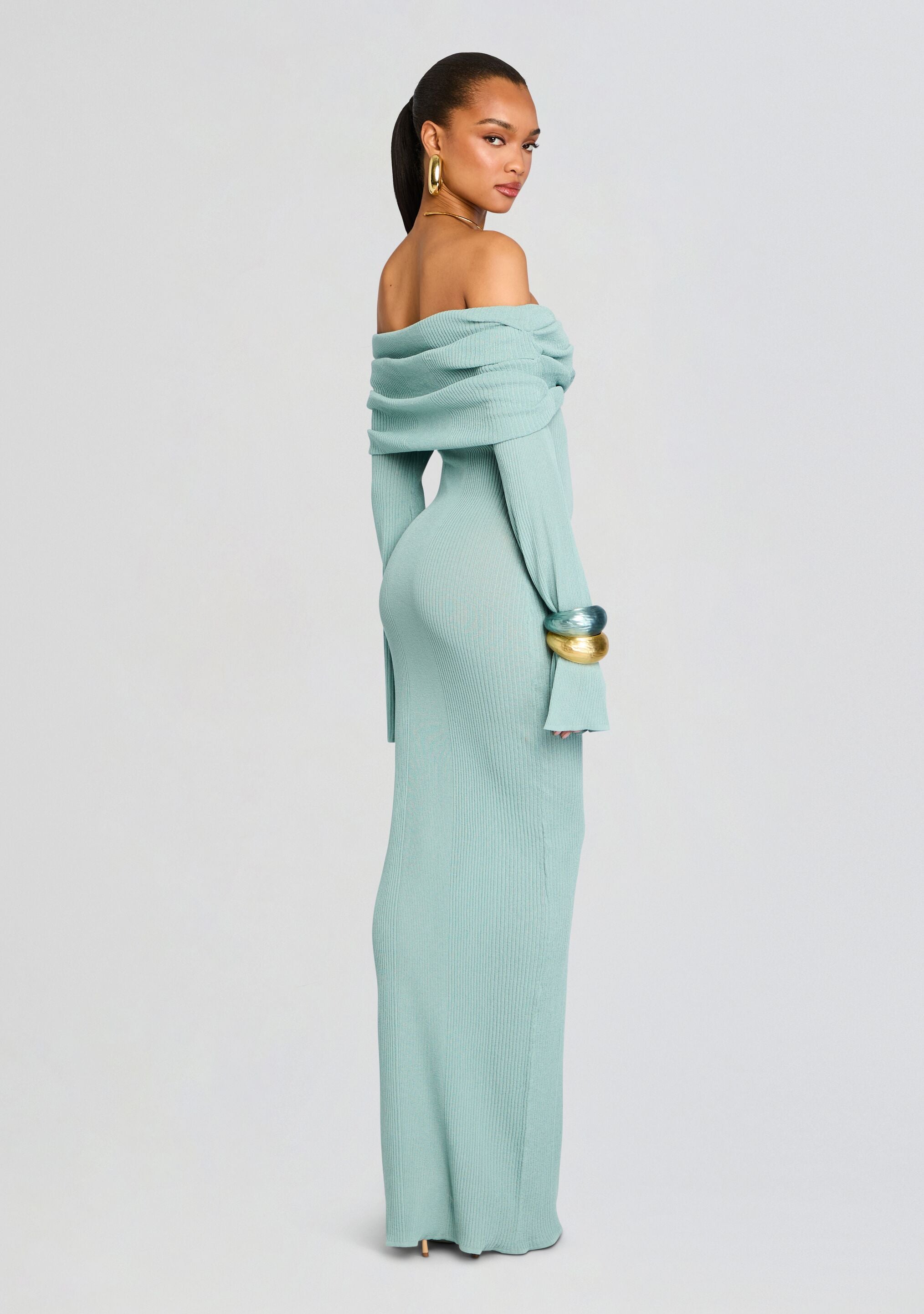 Xenia Knit Maxi Dress-Stylulu