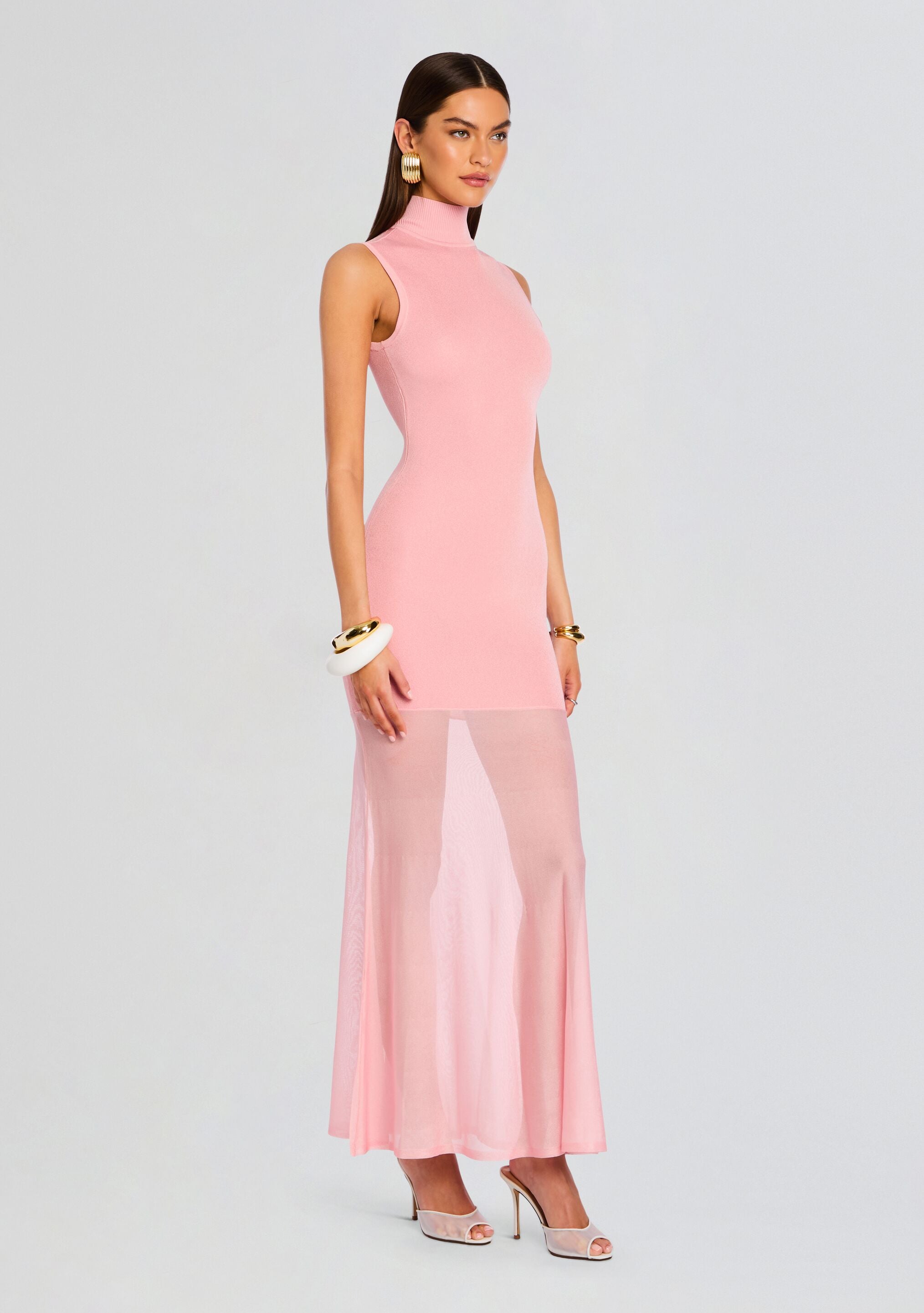 Amine Knit Maxi Dress-Stylulu