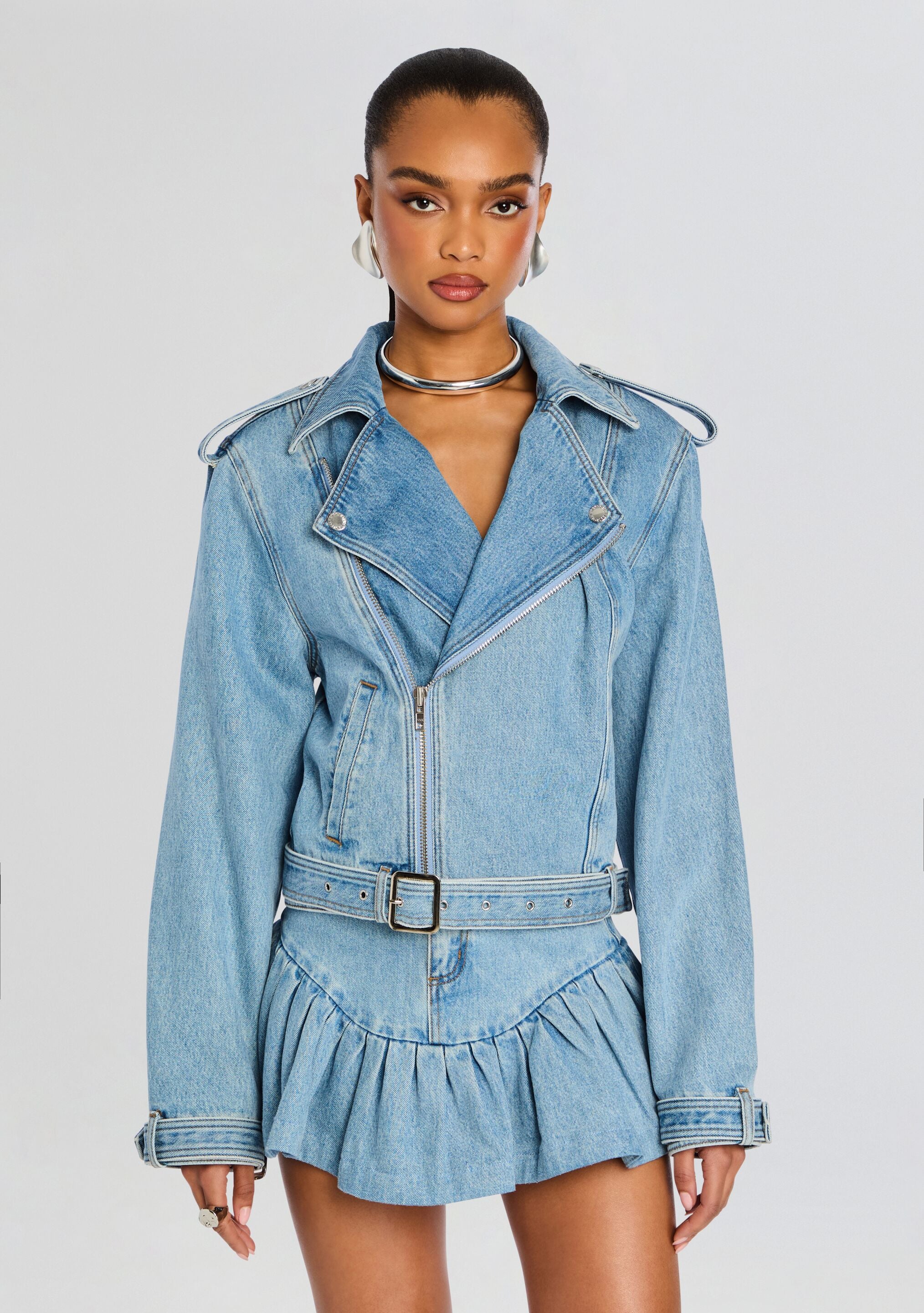 Shay Denim Jacket-Stylulu
