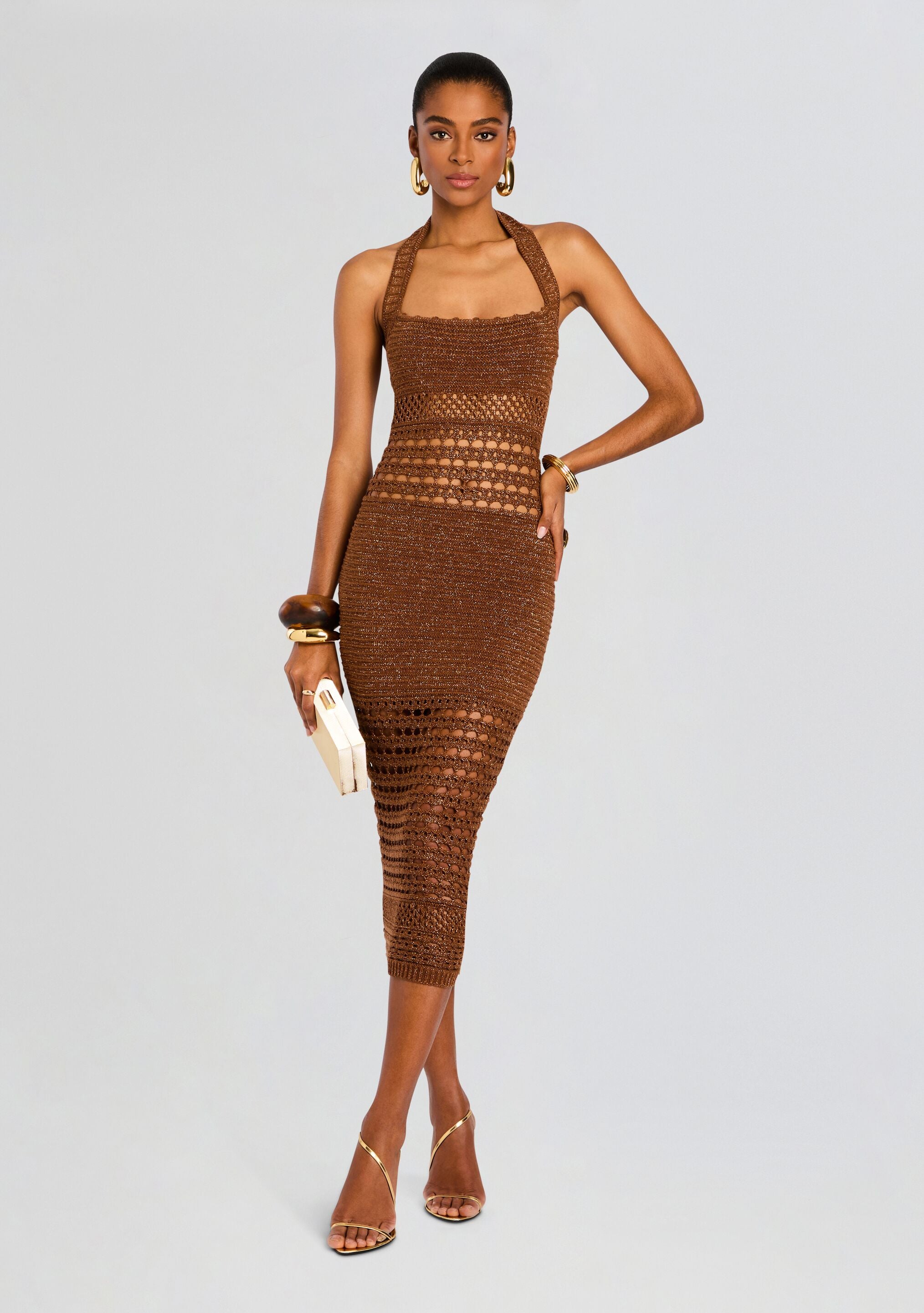 Jaycee Crochet Dress-Stylulu