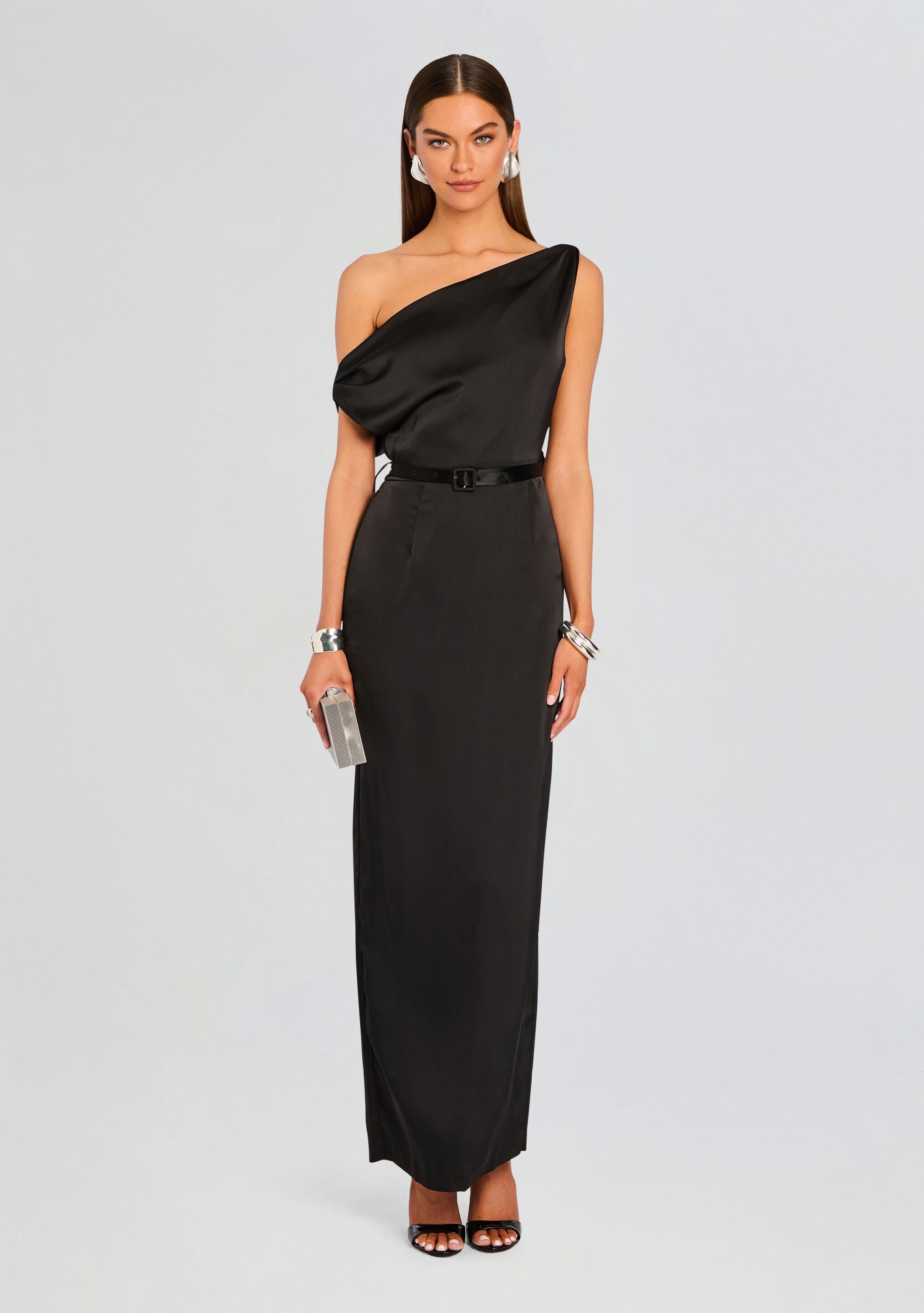 Parker Off The Shoulder Maxi Dress-Stylulu
