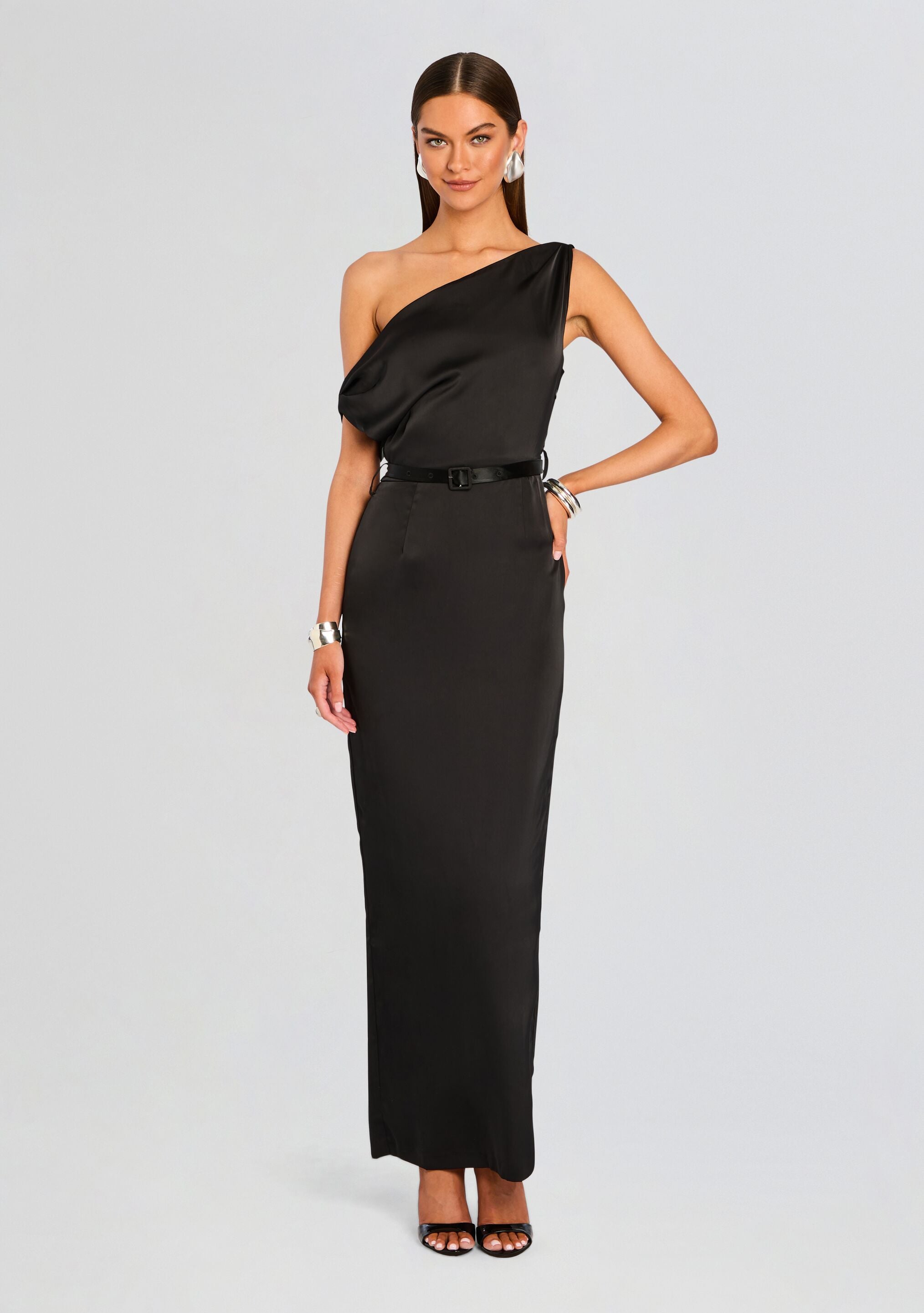 Parker Off The Shoulder Maxi Dress-Stylulu