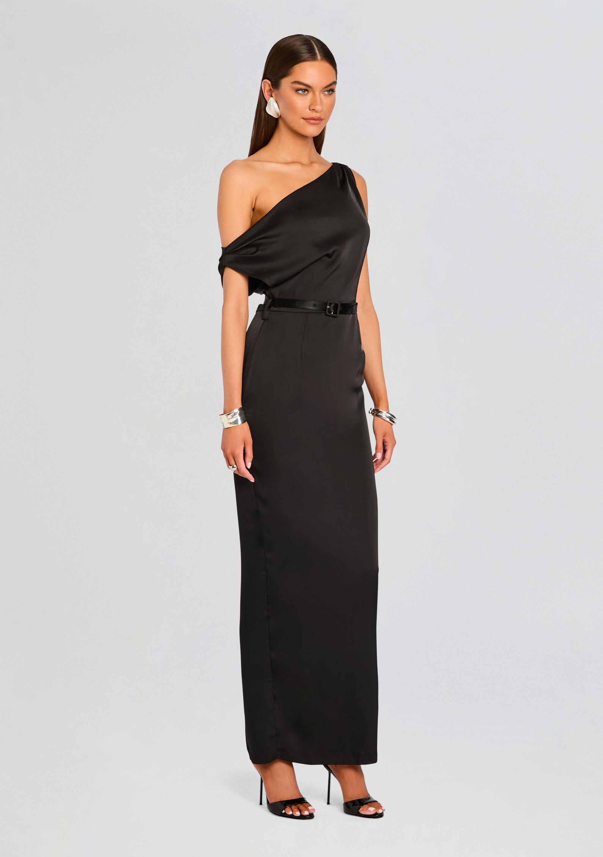 Parker Off The Shoulder Maxi Dress-Stylulu