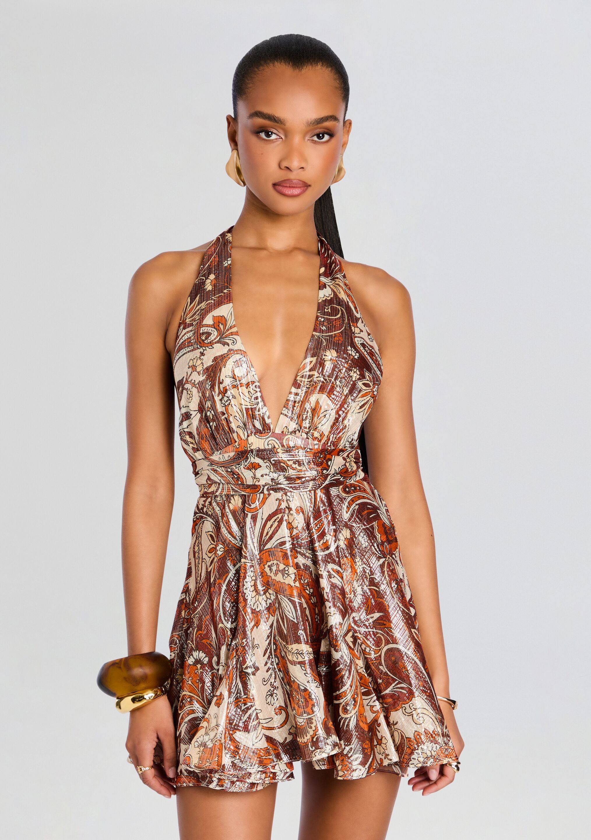 Alexandria Silk Dress-Stylulu